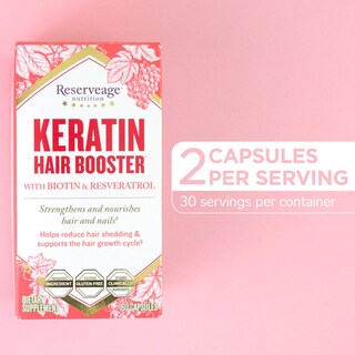 Foto 6 | Potenciador Capilar Con Queratina Supplement Reserveage Nutrition, 60 Cápsulas - Venta Internacional.