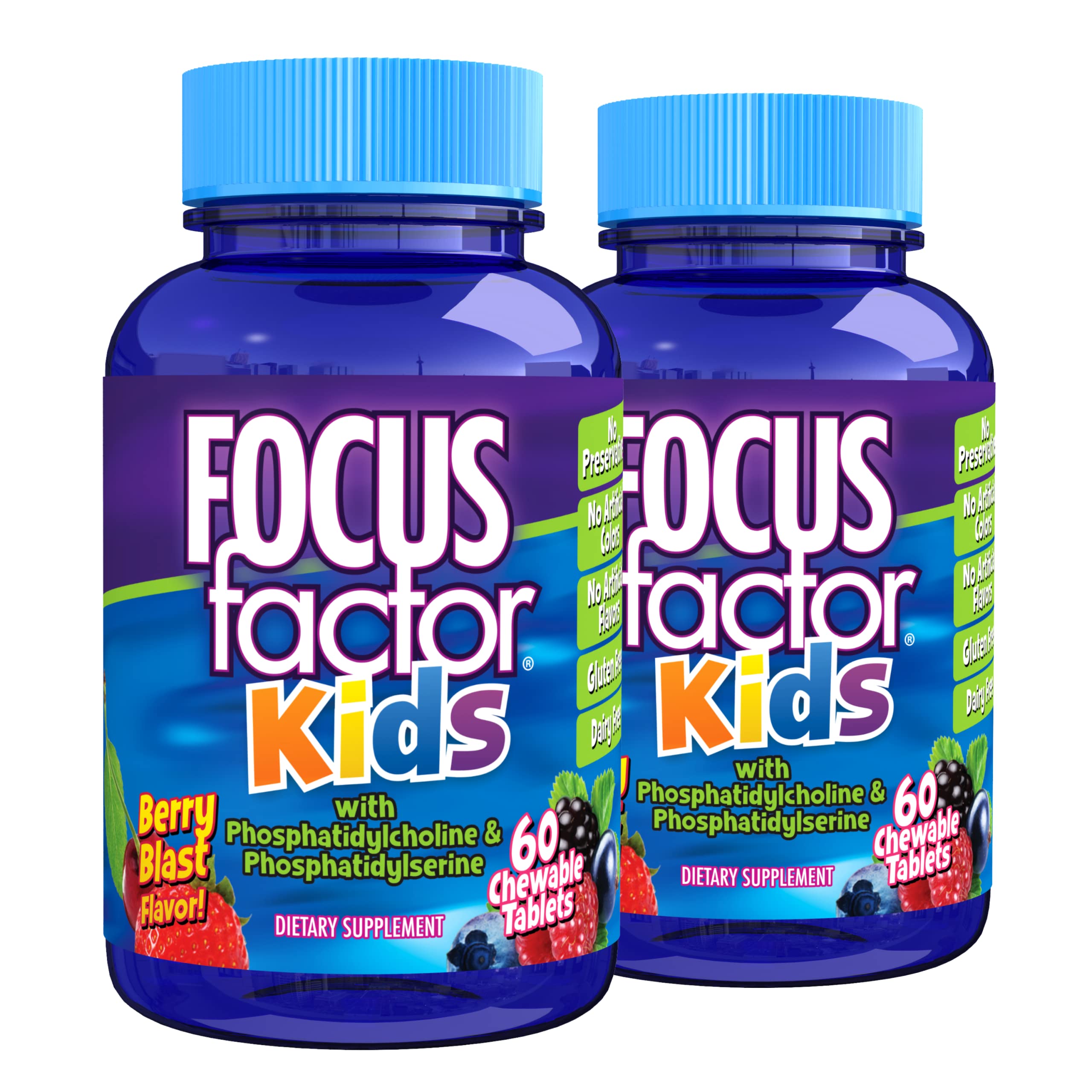 Foto 2 pulgar | Suplementos Focus Factor Kids Complete Chewable 60 Comprimidos - Venta Internacional.