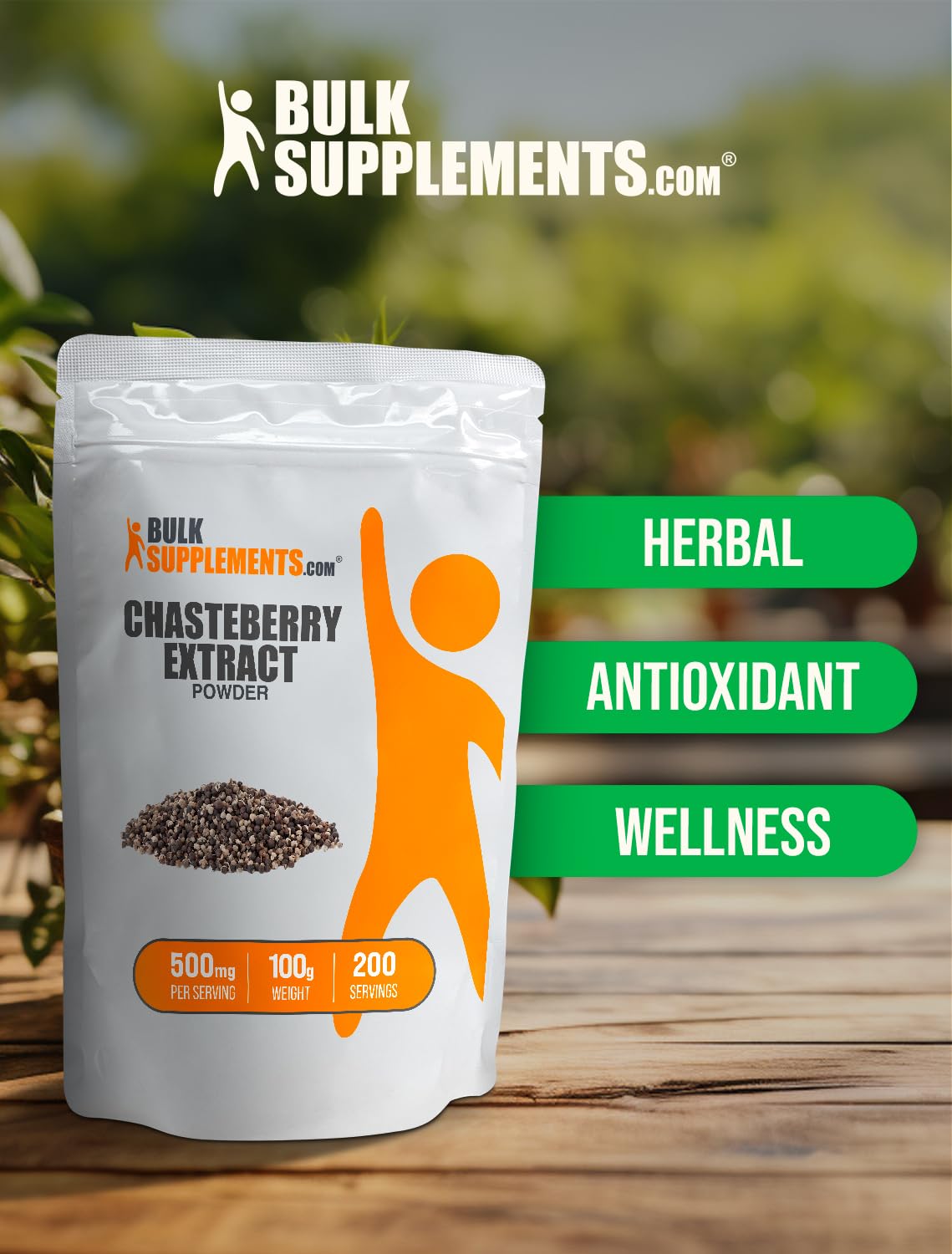 Foto 6 pulgar | Suplement Bulksupplements Extracto De Sauzgatillo En Polvo, 100 G - Venta Internacional.