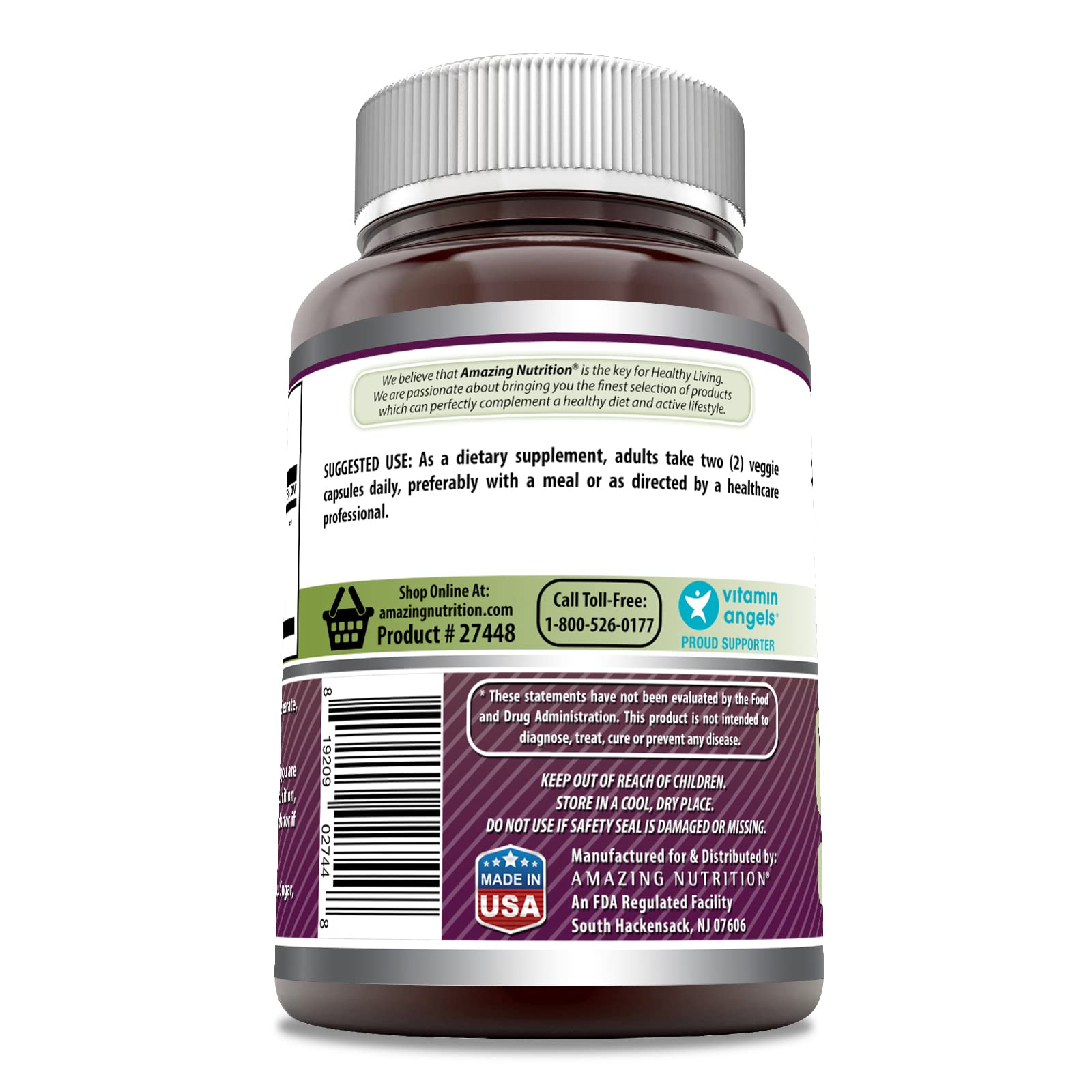 Foto 4 pulgar | Suplemento De Extracto De Semilla De Uva De Amazing Formulas, 16000 Mg, 240 Ca - Venta Internacional.