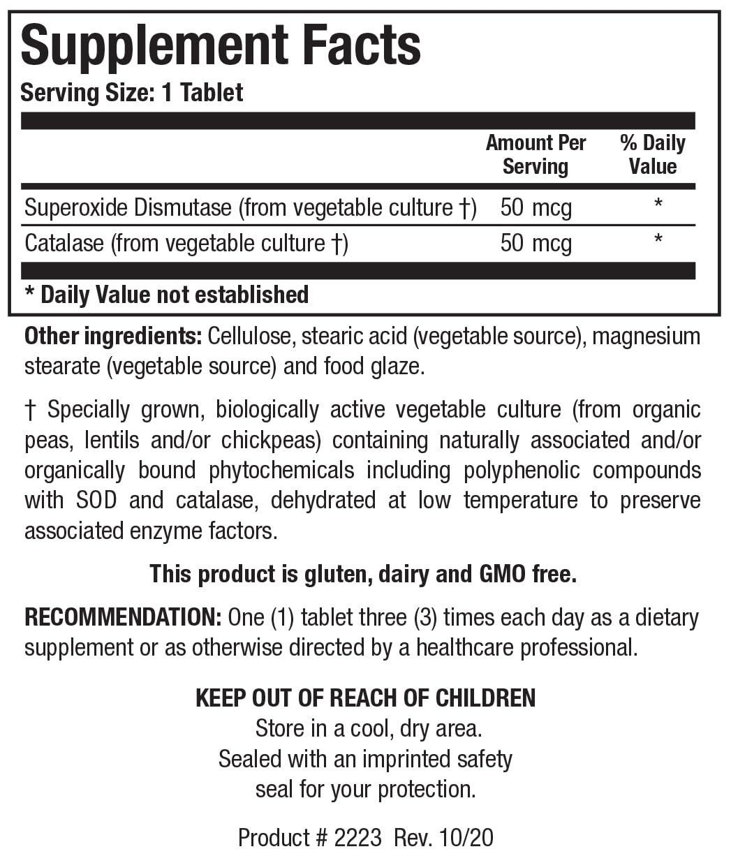 Foto 3 pulgar | Supplement Biotics Research Dismuzyme Plus Con Alto Contenido De Antioxidantes, 18 Tabletas - Venta Internacional.