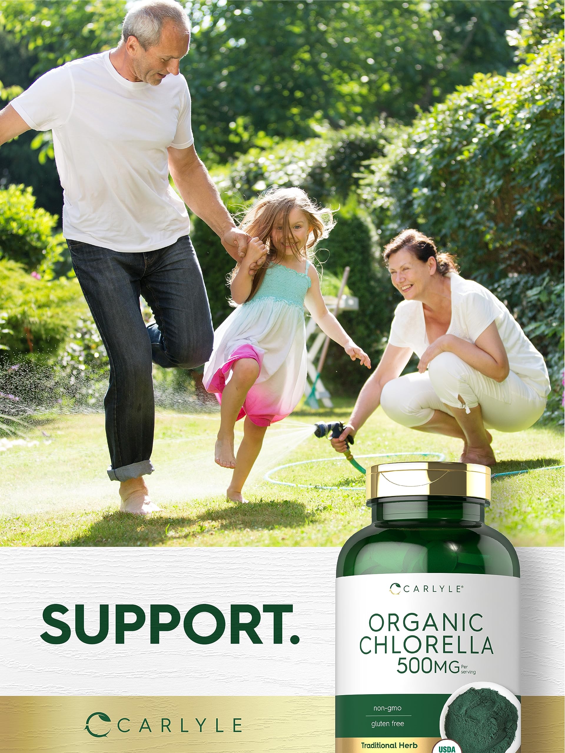 Foto 7 pulgar | Suplemento Carlyle Chlorella En Tabletas Orgánicas, 500 Mg, 1000 Unidades - Venta Internacional.