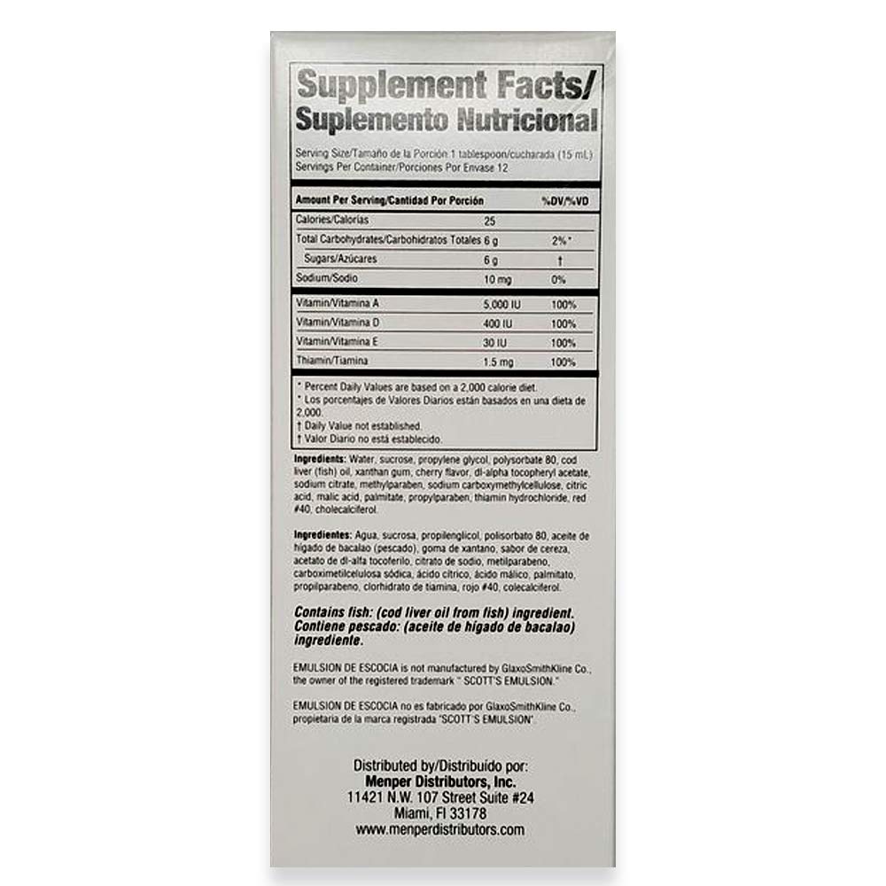 Foto 4 pulgar | Emulsión Menper De Cereza Escocesa De 192 Ml, Paquete De 2 Unidades - Venta Internacional.