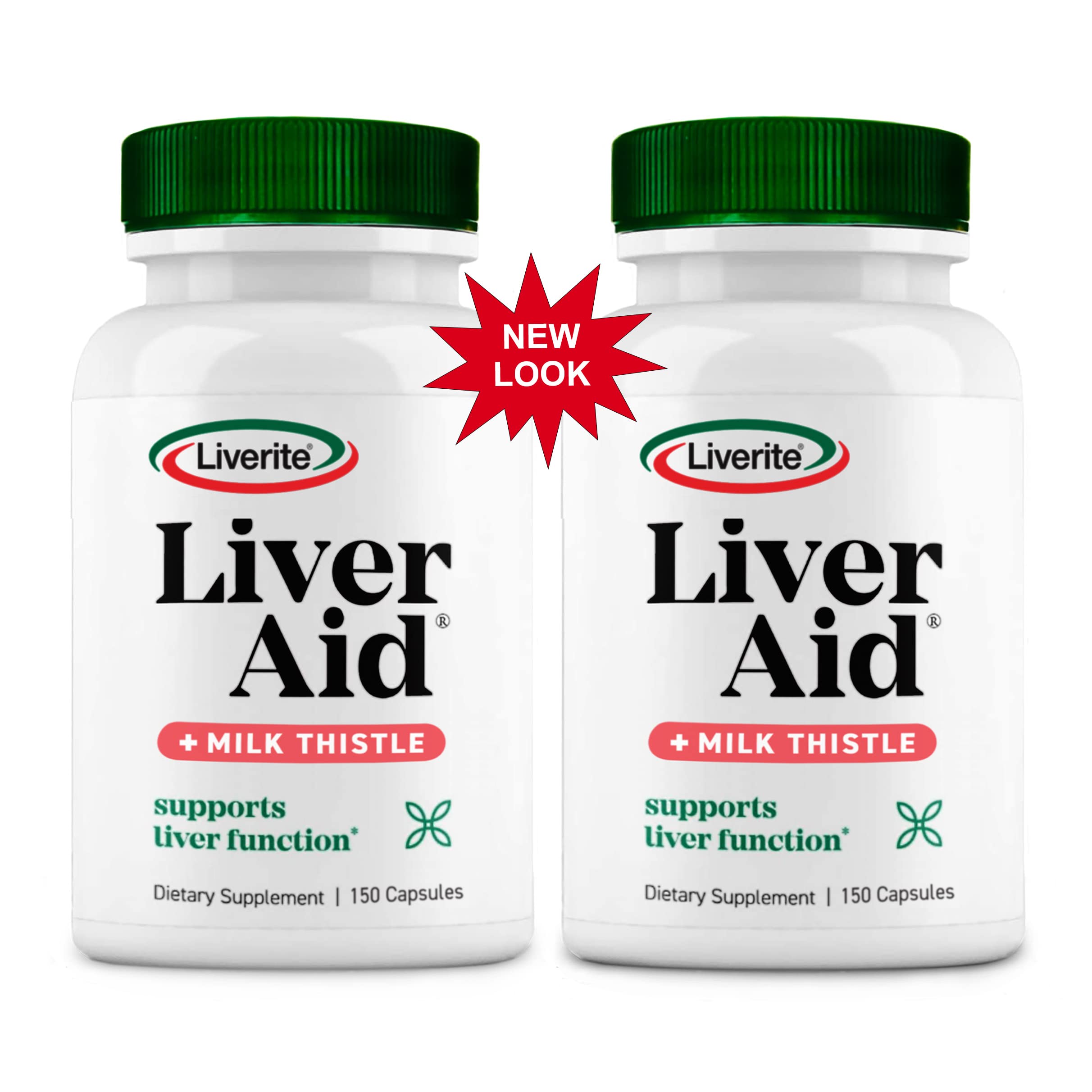 Foto 2 pulgar | Suplemento Liverite Liverite Liver Aid Con Cardo Mariano, Paquete De 2, 150 Cápsulas - Venta Internacional.