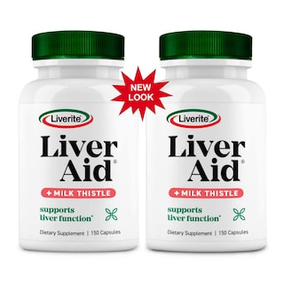 Foto 1 | Suplemento Liverite Liverite Liver Aid Con Cardo Mariano, Paquete De 2, 150 Cápsulas - Venta Internacional.