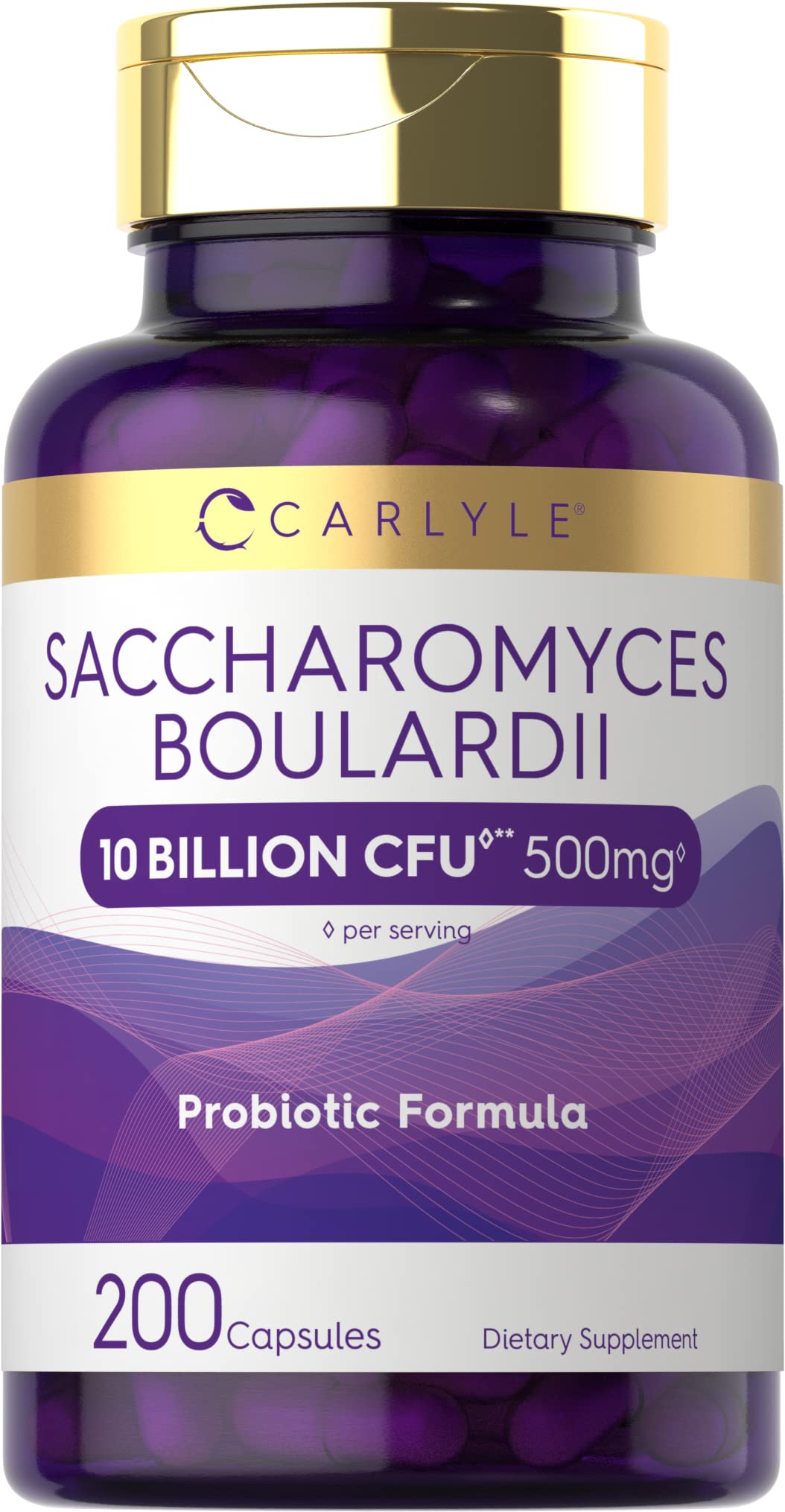 Foto 1 | Suplemento Probiótico Carlyle Saccharomyces Boulardii 200 Cápsulas - Venta Internacional.