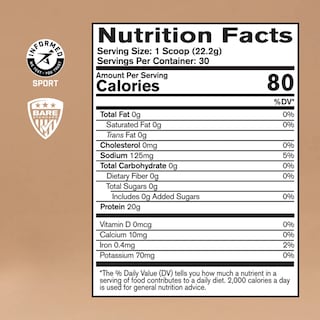 Foto 2 | Proteína De Colágeno Bare Performance Nutrition Para Animales Alimentados Con Pasto, 30 Unidades - Venta Internacional.