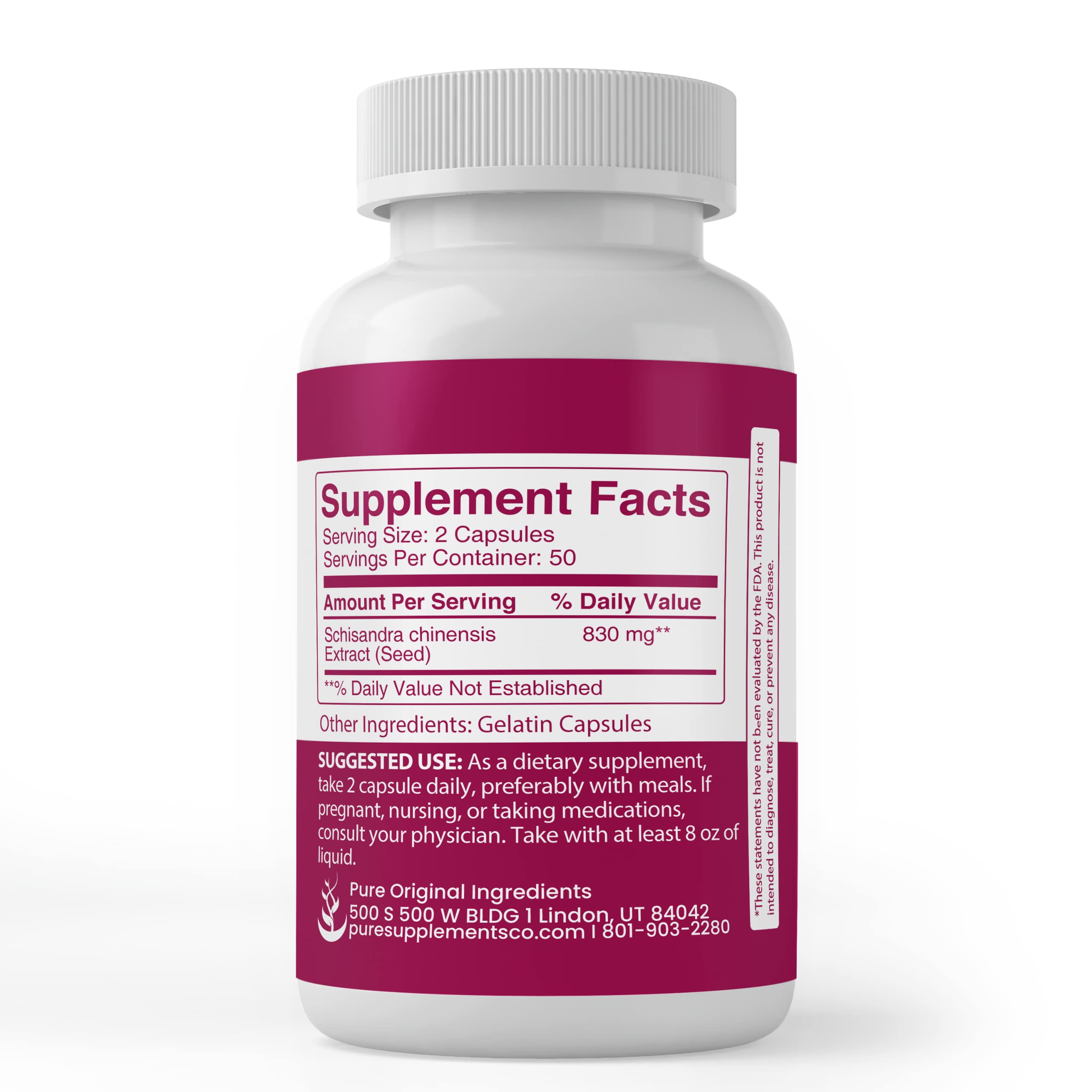 Foto 4 pulgar | Suplemento Herbal Con Ingredientes Puros Y Originales: Extracto De Schisandra - Venta Internacional.
