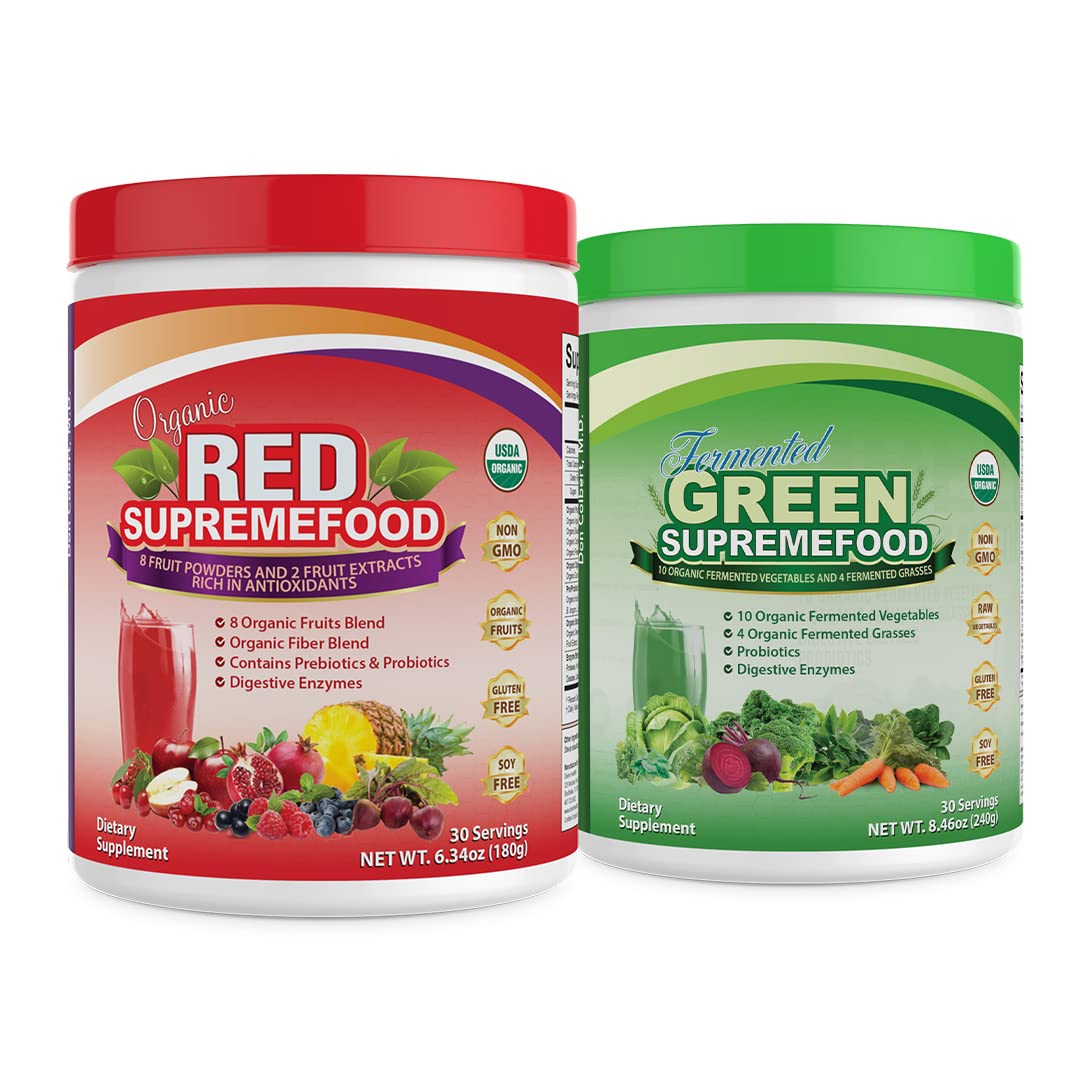 Foto 2 pulgar | Paquete Supremefood Divine Health Verde Y Rojo + Digestivo En - Venta Internacional.