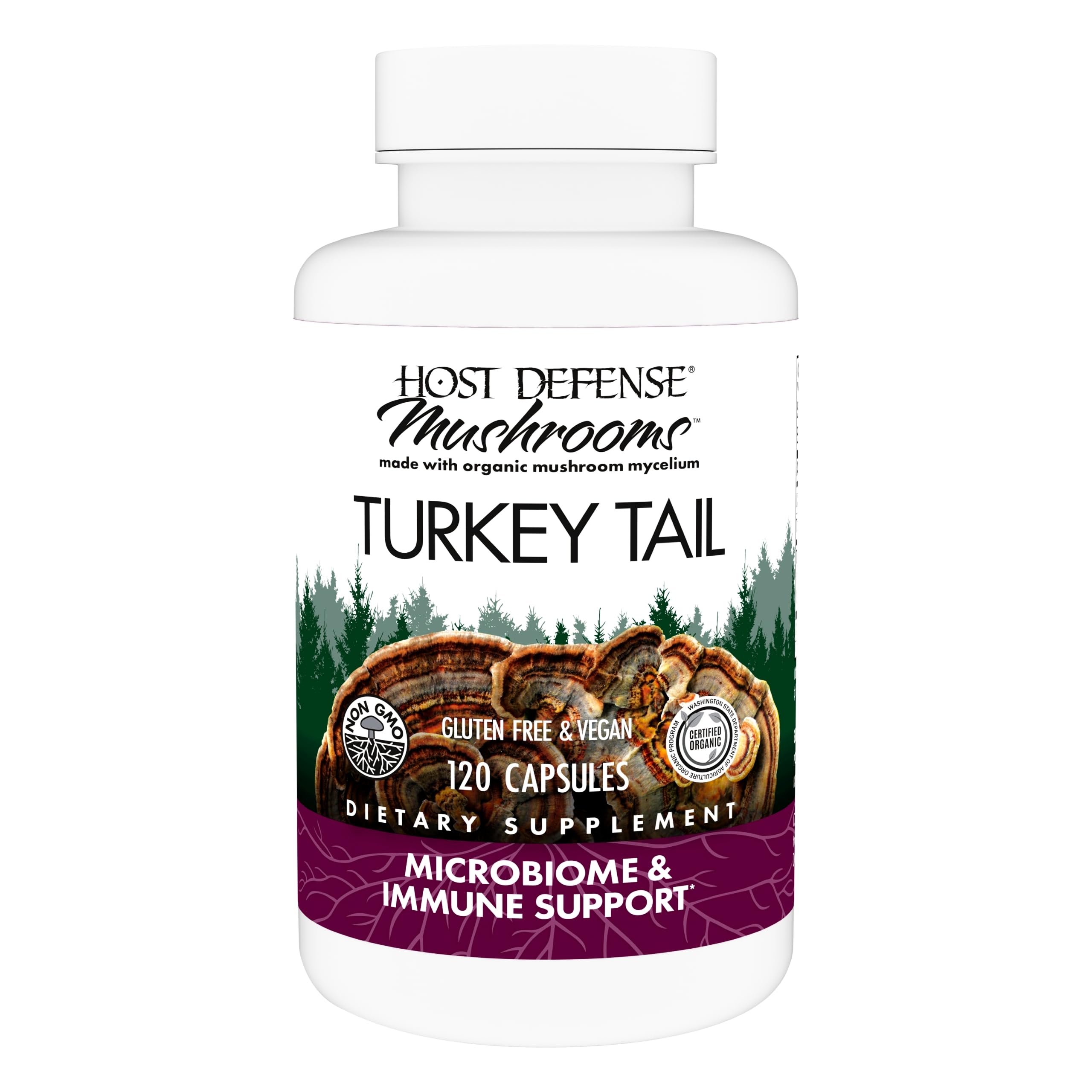 Foto 1 | Suplemento Host Defense Turkey Tail 120 Cápsulas - Venta Internacional.