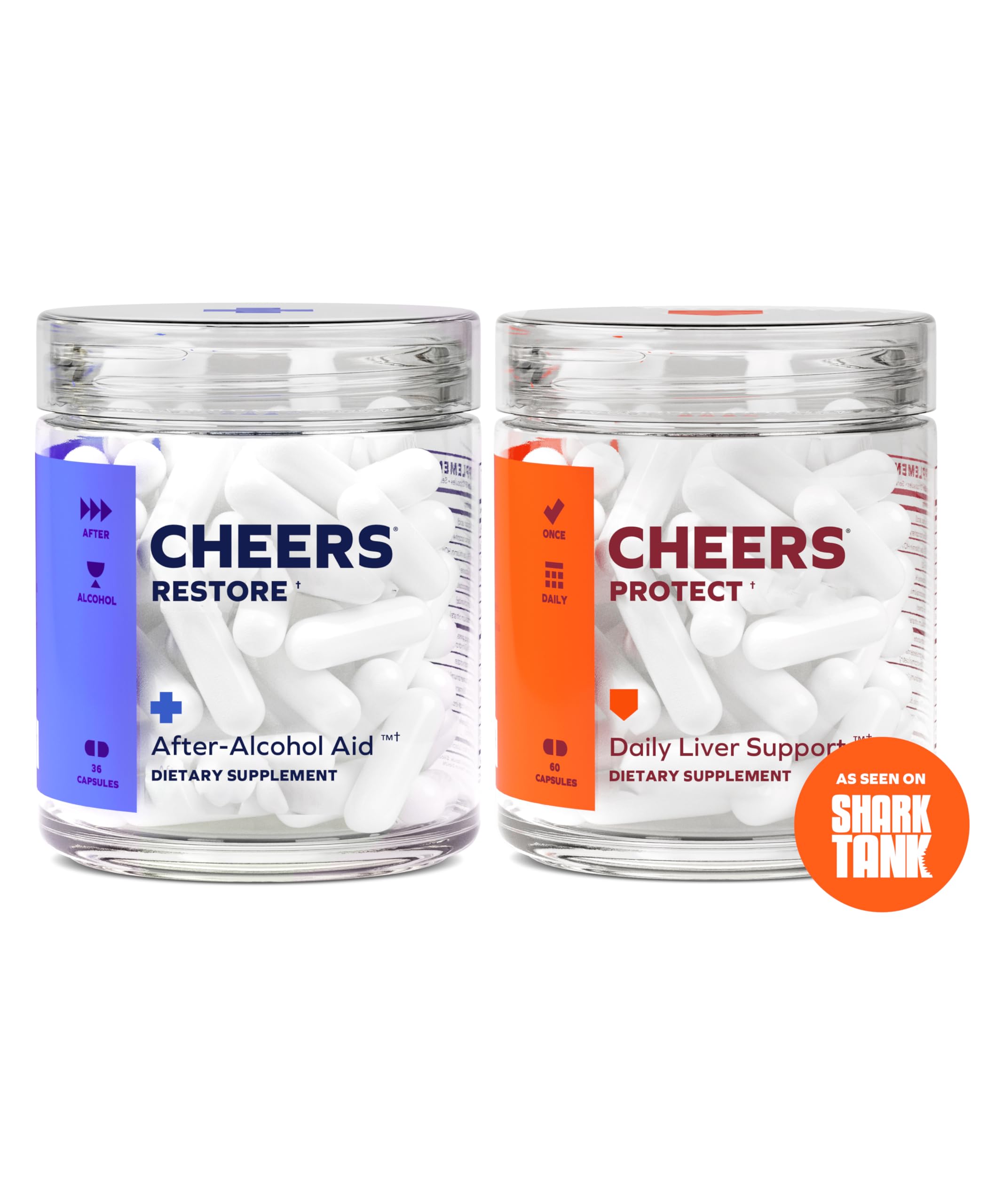 Foto 2 pulgar | Suplementos Cheers Liver Combo Restore + Protect 12 X 30 Dosis - Venta Internacional.
