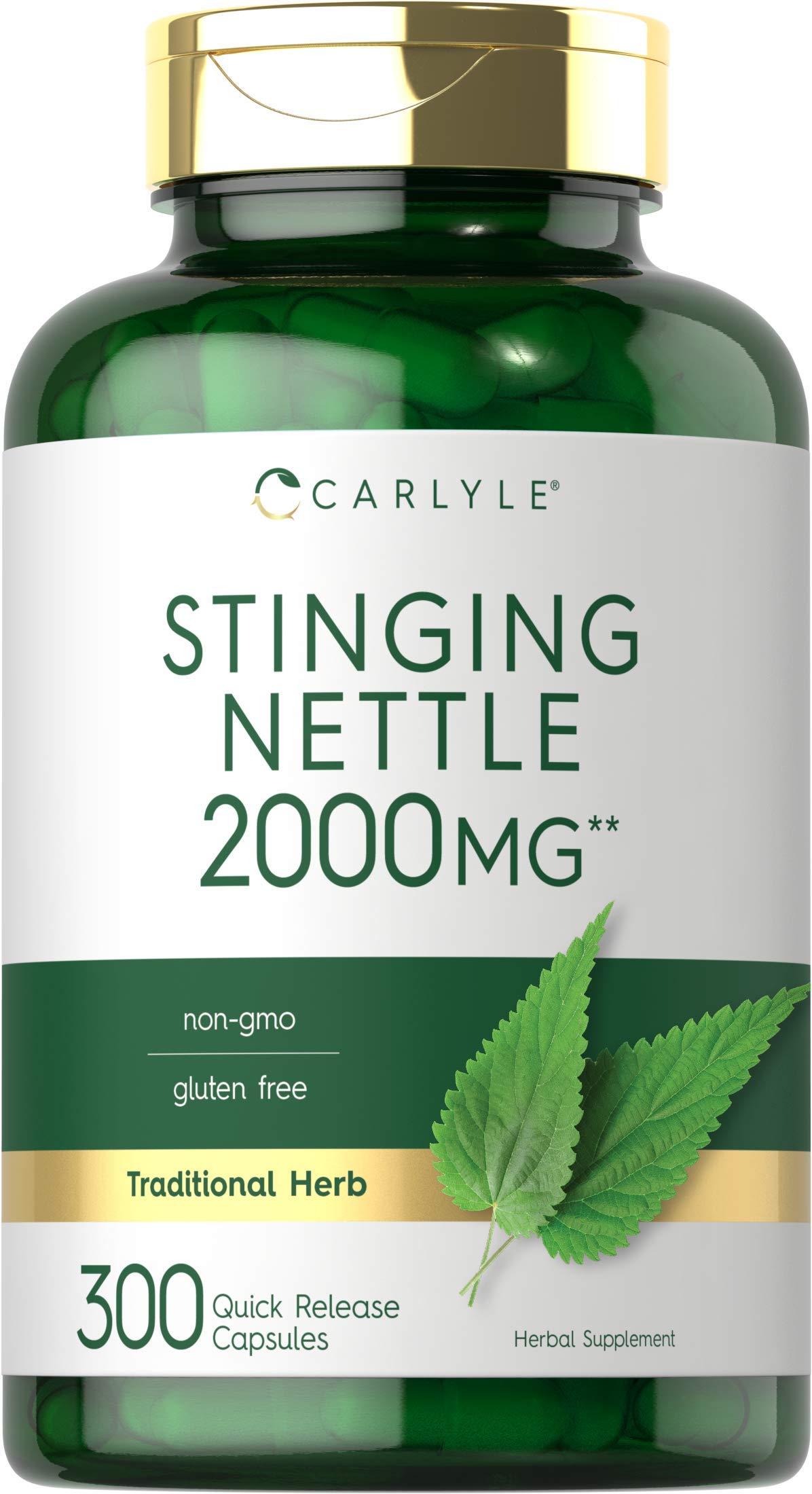 Foto 2 pulgar | Suplemento De Extracto De Hoja De Ortiga De Carlyle, 2000 Mg, 300 Cápsulas - Venta Internacional.