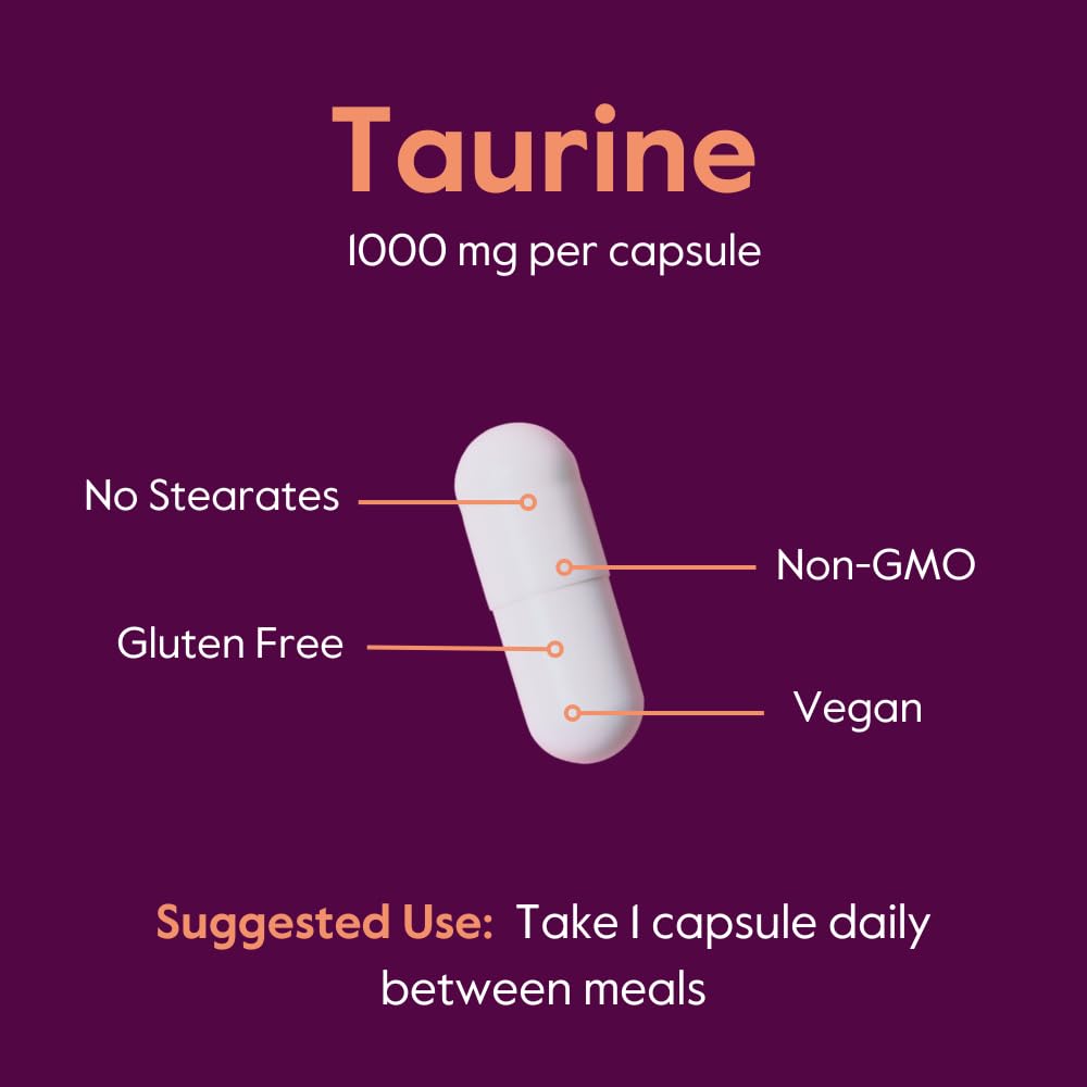 Foto 7 pulgar | Suplemento Bestvite De Taurina 1000 Mg 120 Cápsulas Veganas - Venta Internacional.