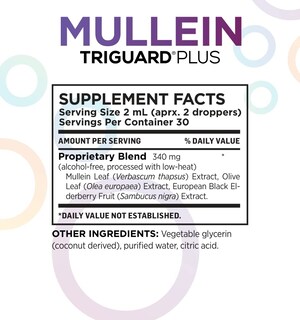 Foto 5 | Sirope Oxygen Nutrition Triguard Mullein Plus 60 Ml - Venta Internacional.
