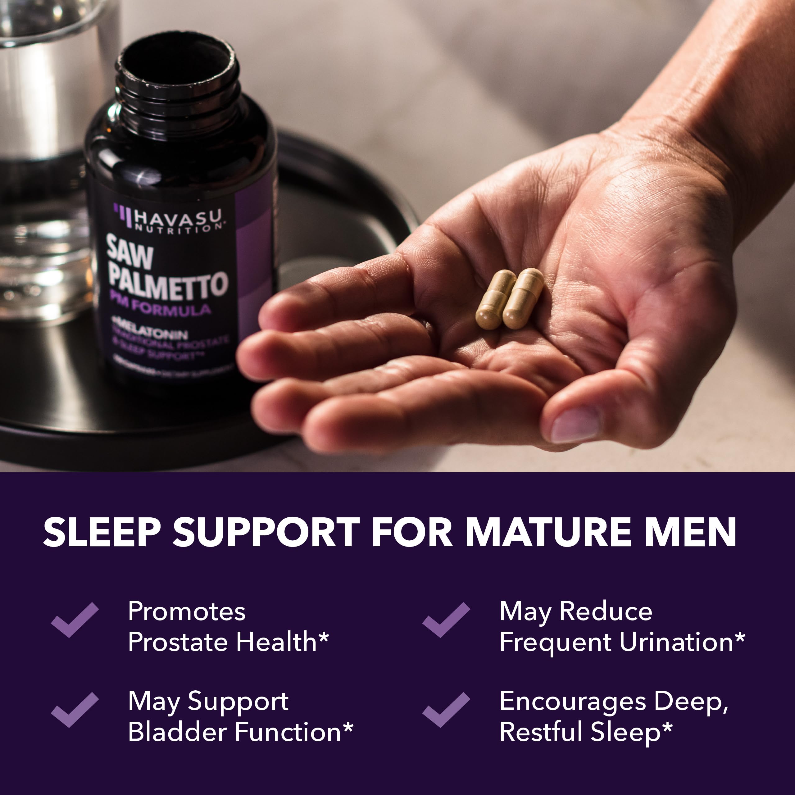 Foto 4 pulgar | Suplementos Havasu Nutrition Saw Palmetto Prostate Men - Venta Internacional.