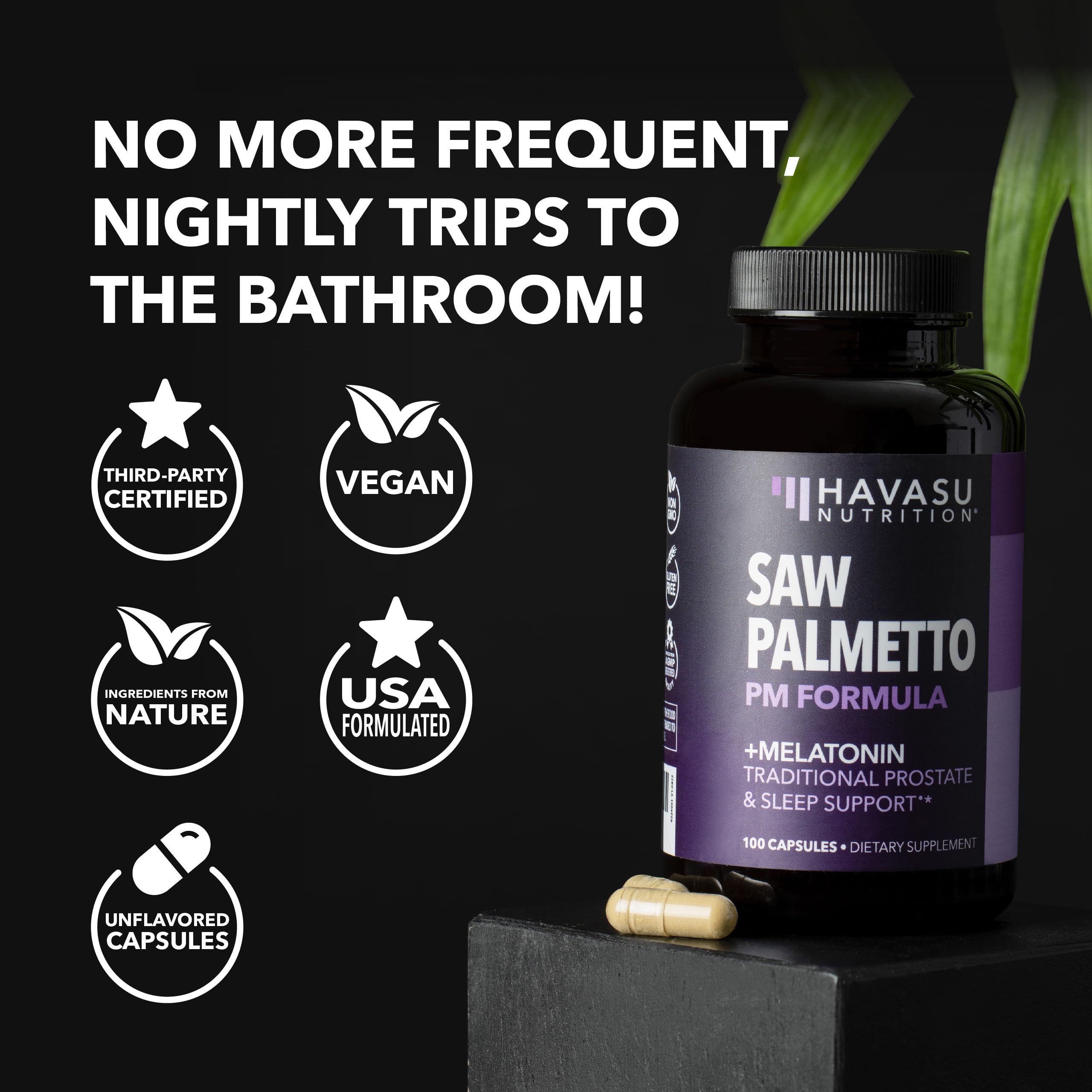 Foto 8 pulgar | Suplementos Havasu Nutrition Saw Palmetto Prostate Men - Venta Internacional.