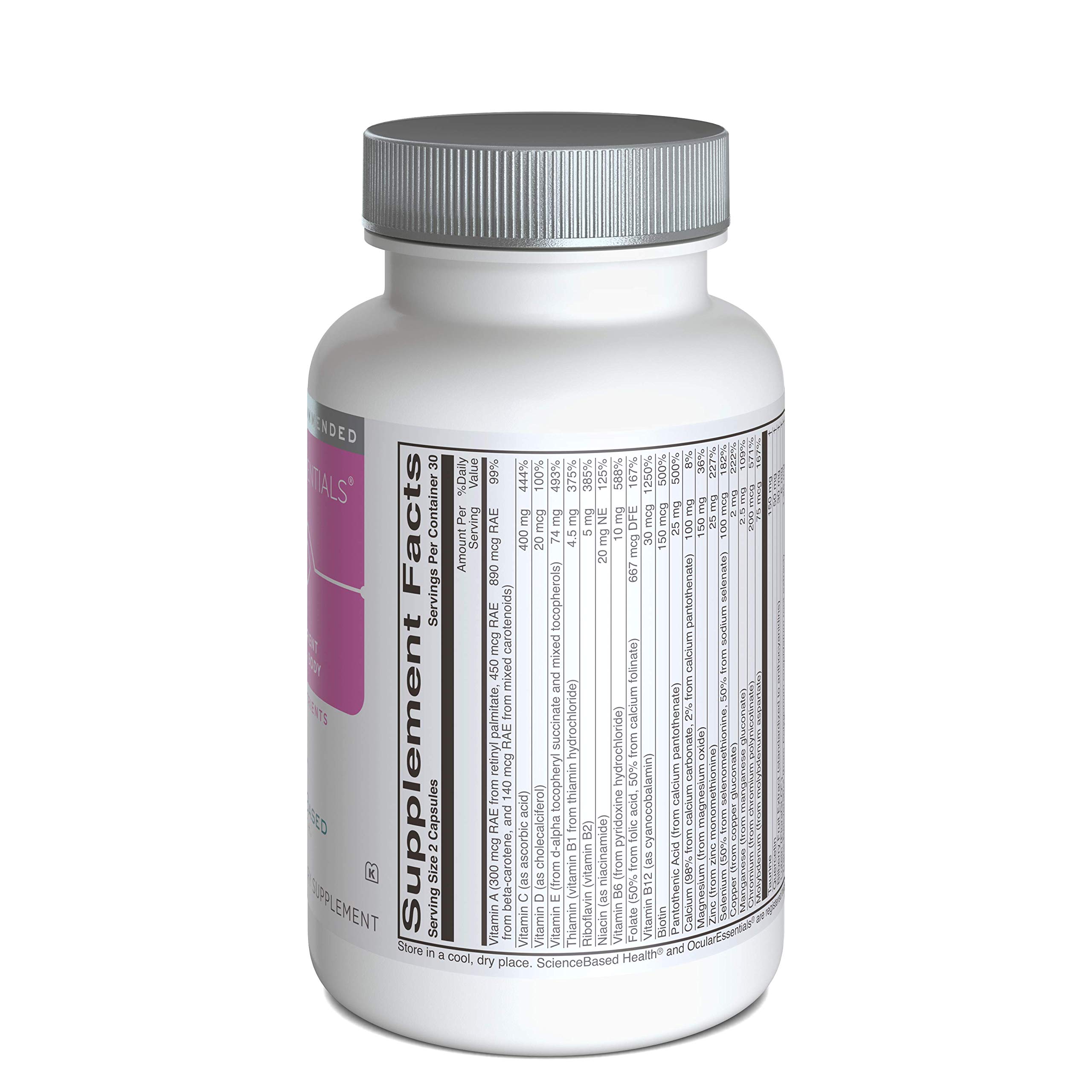 Foto 2 | Suplemento Sciencebased Health Ocular Essentials 60 Cápsulas - Venta Internacional.