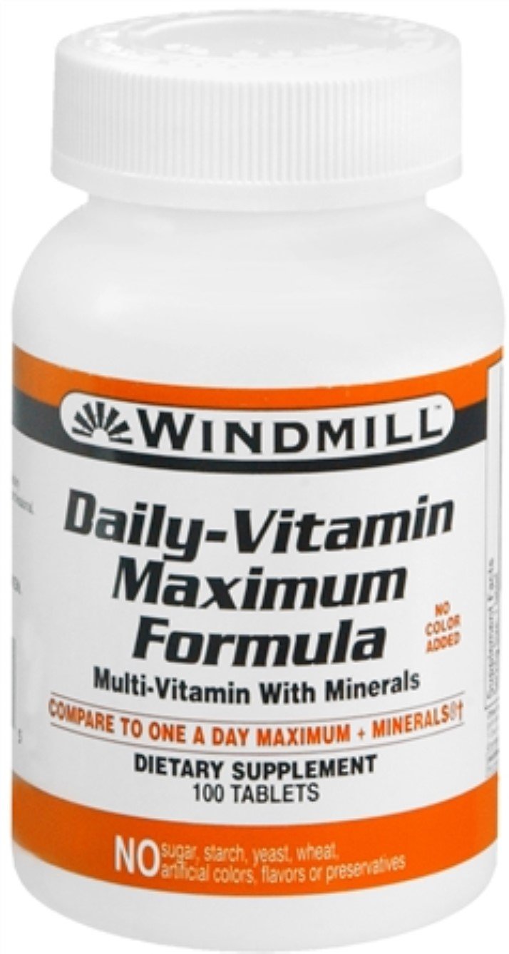 Foto 2 pulgar | Complemente La Fórmula Máxima De Vitamina Diaria De Windmill Health Products - Venta Internacional.