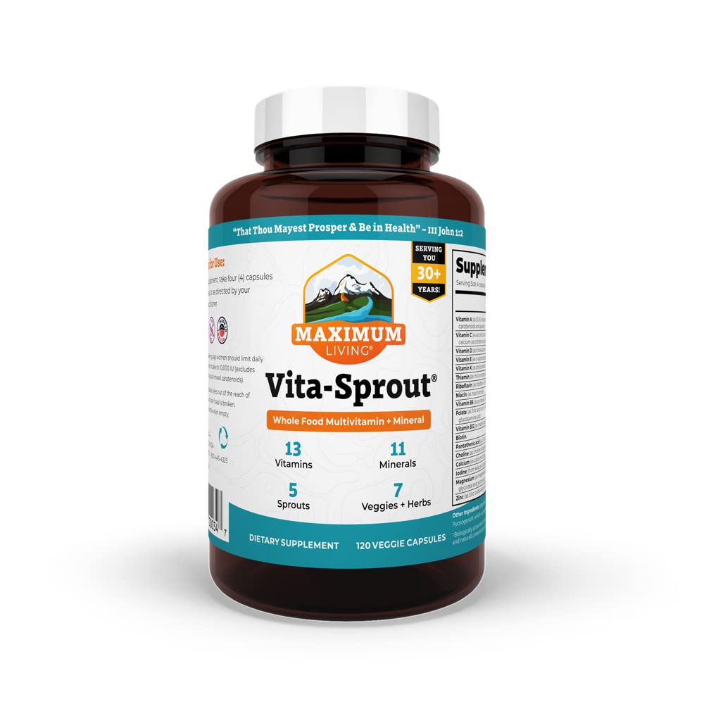 Foto 1 | Suplemento Maximum Living Vita-sprout Whole-food 120 Cápsulas - Venta Internacional.