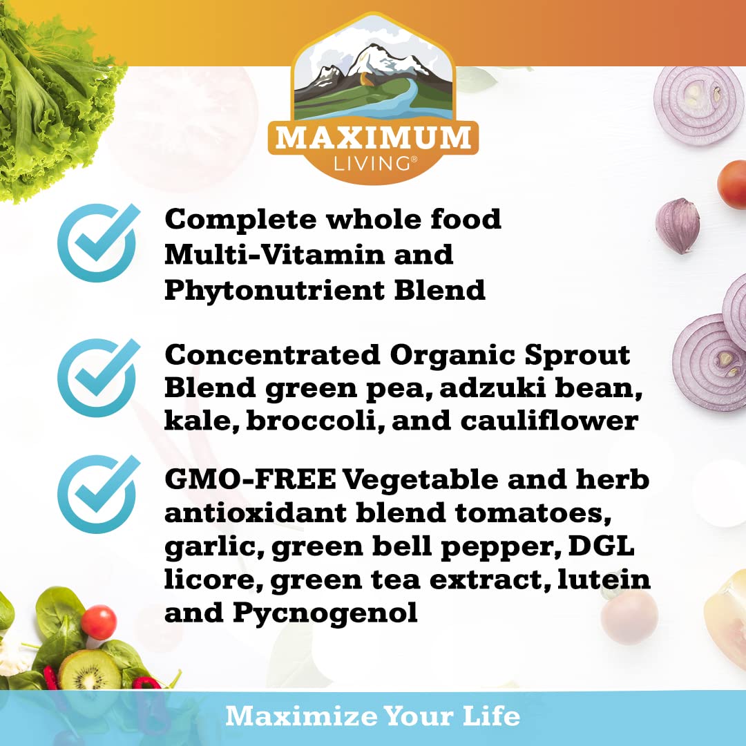 Foto 4 | Suplemento Maximum Living Vita-sprout Whole-food 120 Cápsulas - Venta Internacional.
