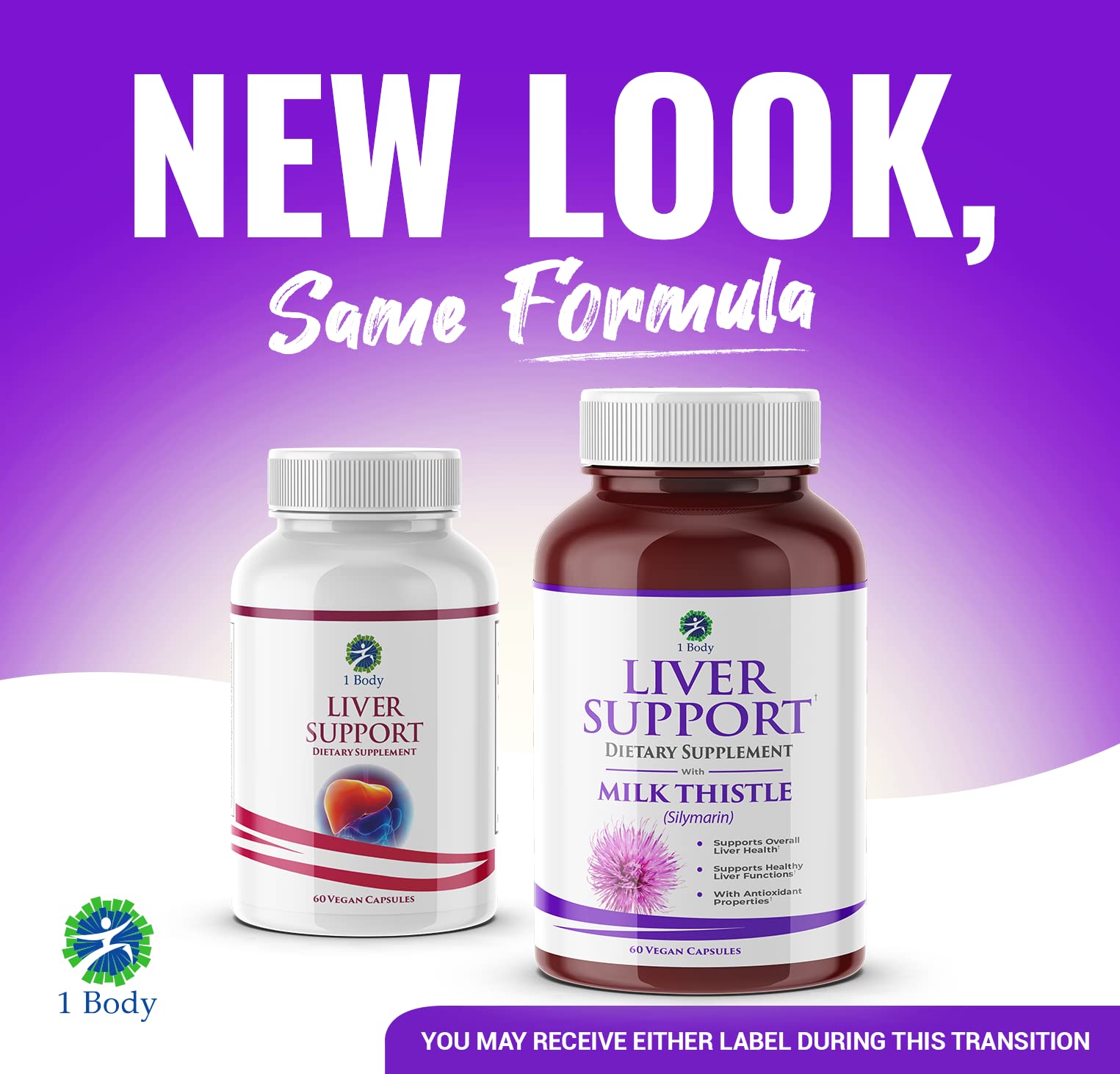 Foto 3 pulgar | Suplemento 1: Body Liver Cleanse, Cardo Mariano, Cúrcuma, 60 Cápsulas - Venta Internacional.