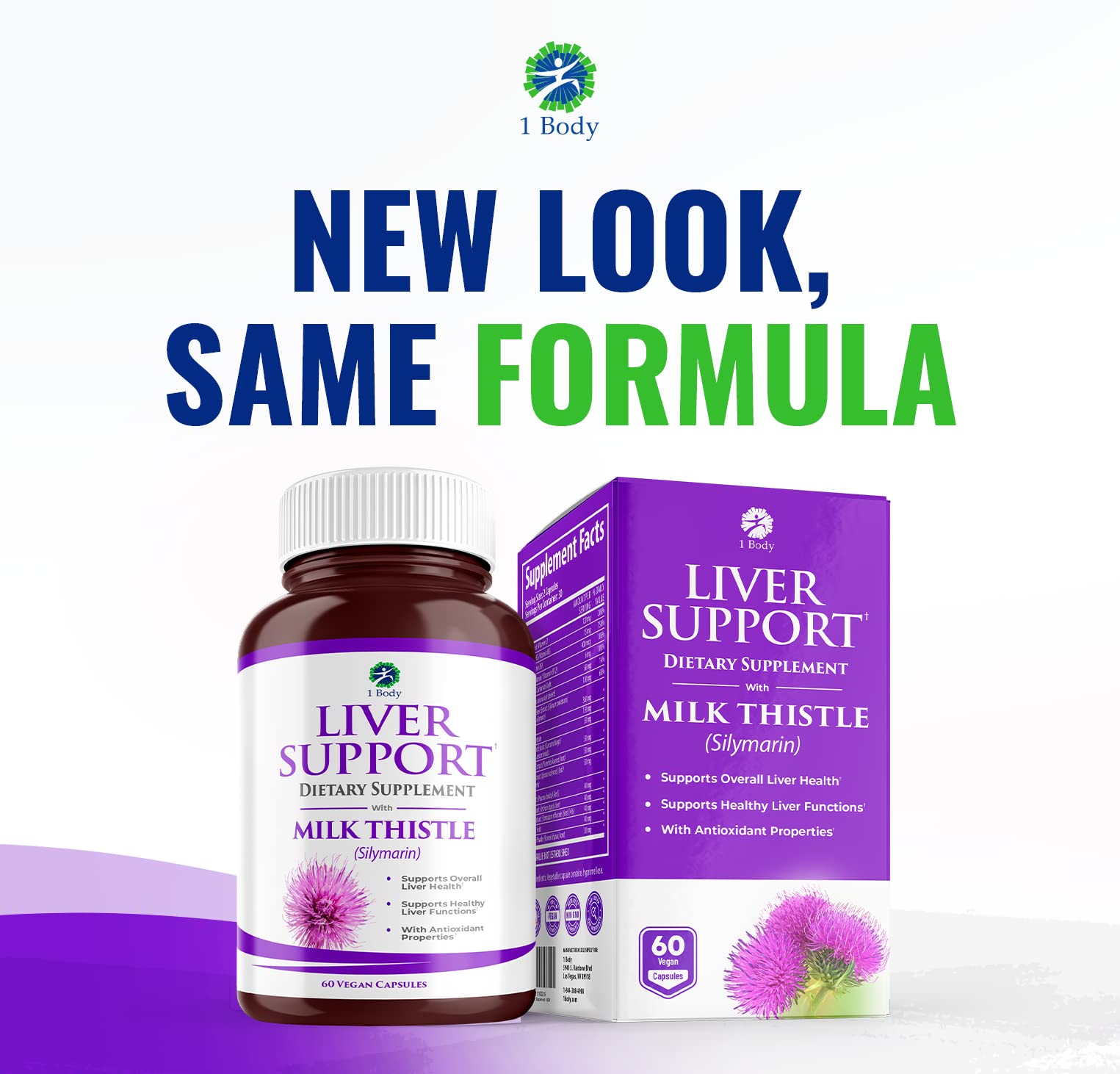 Foto 8 pulgar | Suplemento 1: Body Liver Cleanse, Cardo Mariano, Cúrcuma, 60 Cápsulas - Venta Internacional.