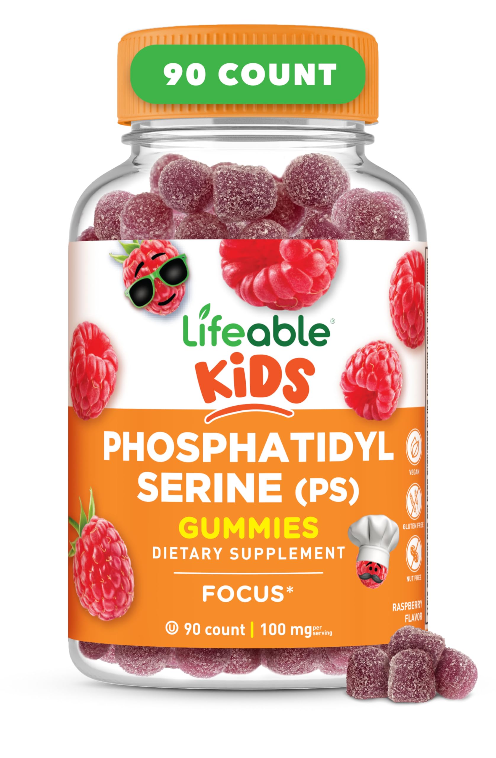 Suplemento Lifeable Fosfatidilserina (ps100) Kids 100 Mg - Venta Internacional.