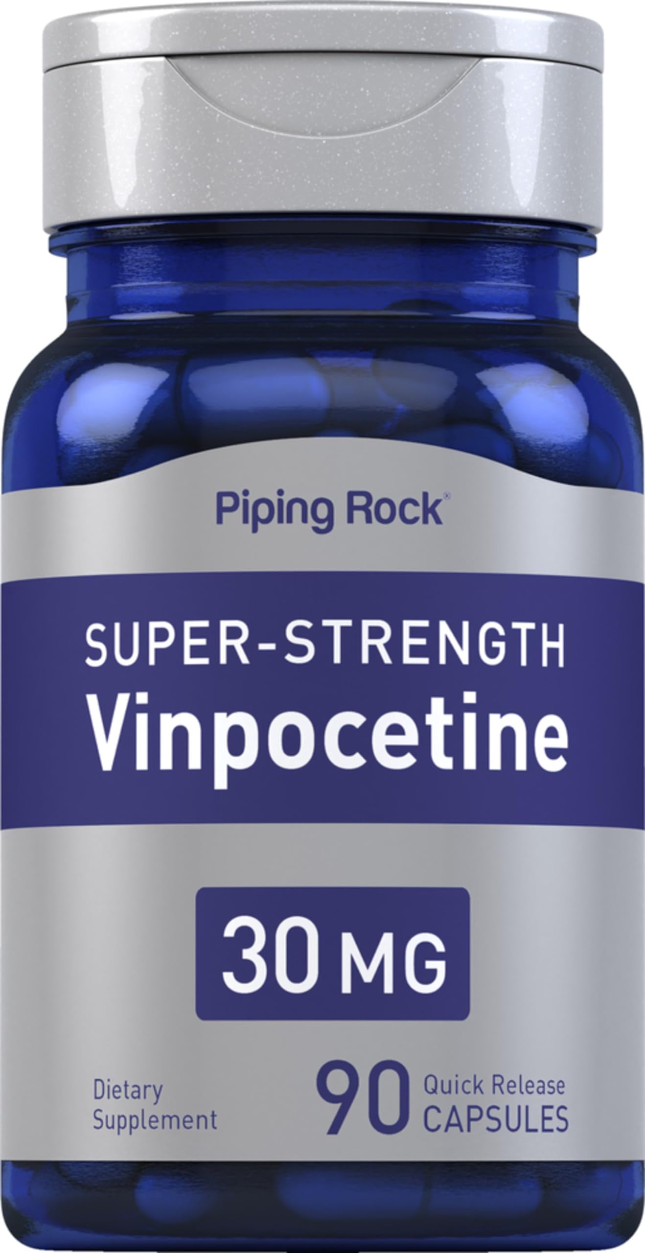 Foto 2 pulgar | Suplemento Piping Rock Vinpocetina 30 Mg 90 Cápsulas - Venta Internacional.