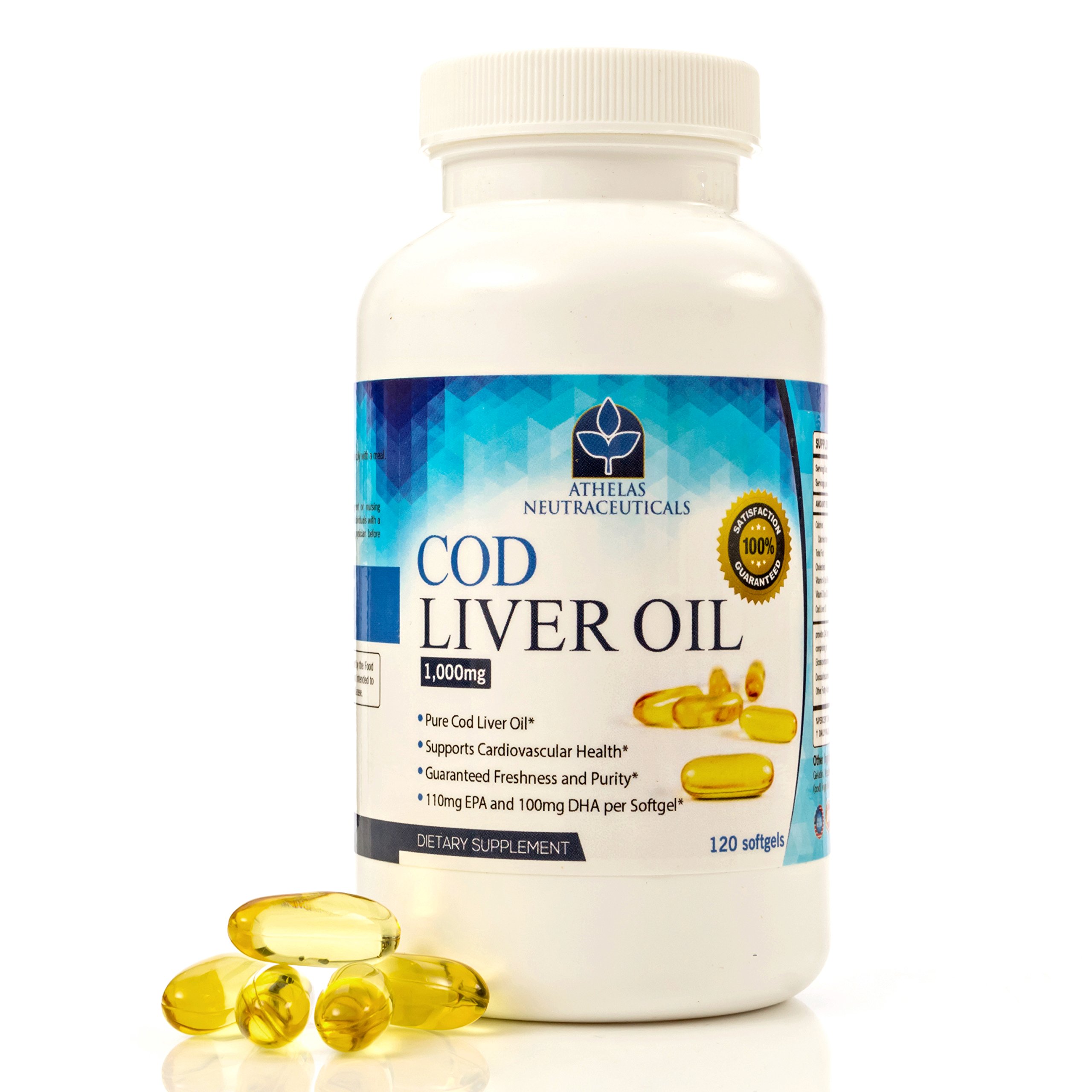 Foto 5 | Cápsulas De Aceite De Hígado De Bacalao Athelas Neutraceuticals 120 Cápsulas Blandas - Venta Internacional.