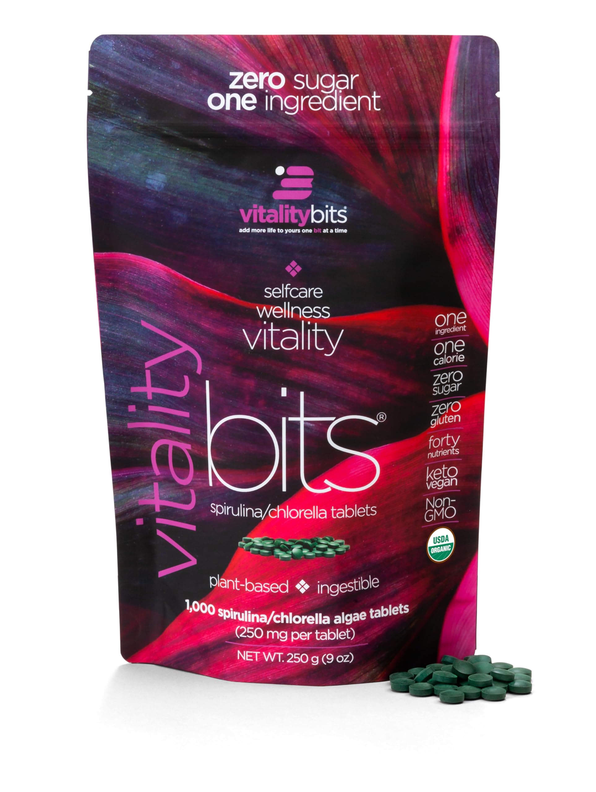 Foto 2 pulgar | Suplemento Energybits Vitalitybits De Espirulina Y Cloro Orgánicos - Venta Internacional.