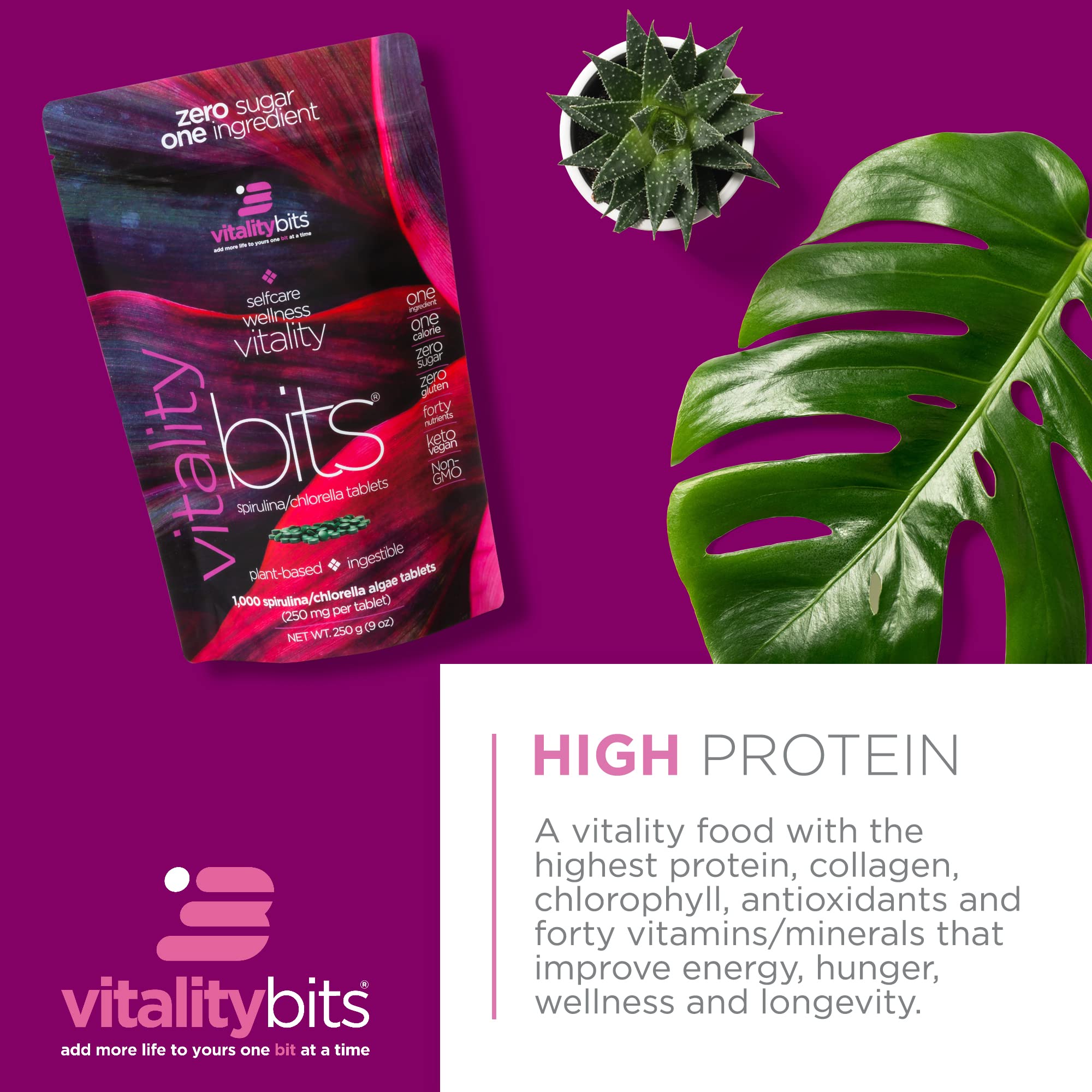 Foto 4 pulgar | Suplemento Energybits Vitalitybits De Espirulina Y Cloro Orgánicos - Venta Internacional.