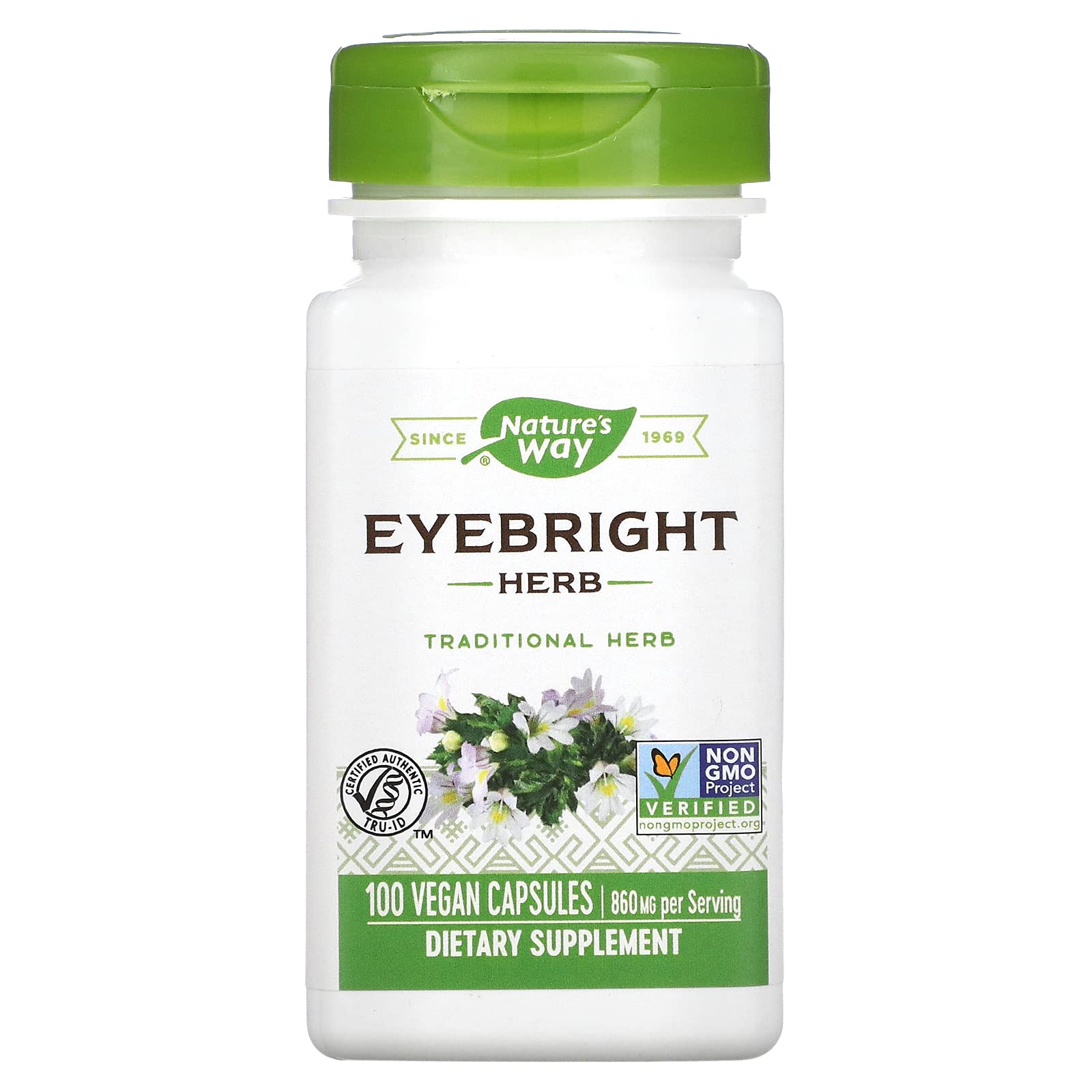 Foto 2 pulgar | Suplemento Nature's Way Eyebright Herb 860 Mg 100 Cápsulas Veganas - Venta Internacional.