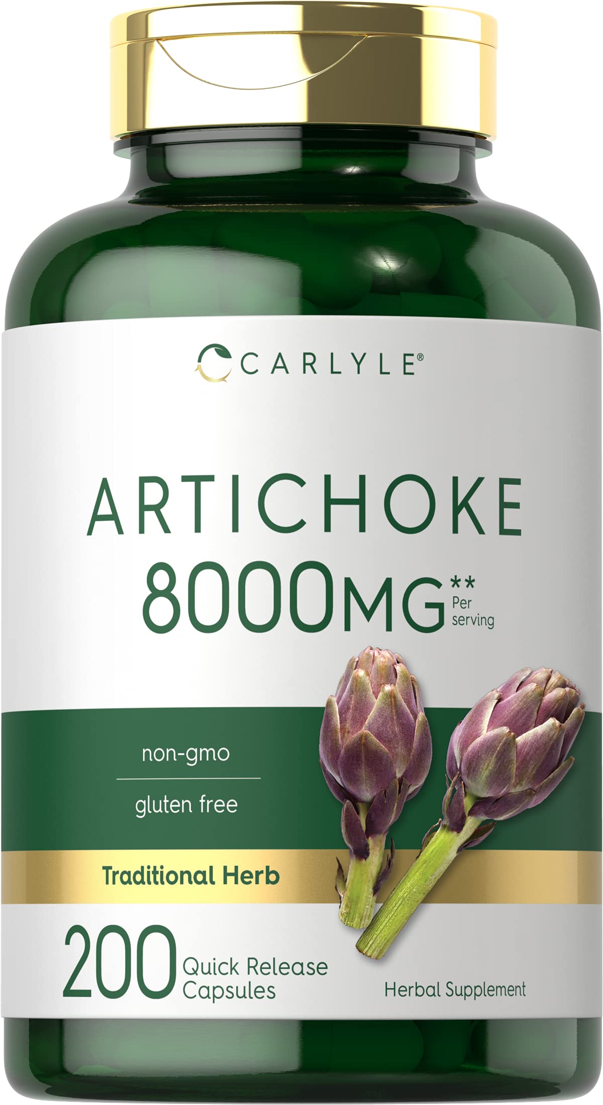 Foto 1 | Suplemento: Cápsulas De Extracto De Alcachofa Carlyle, 8000 Mg, 200 Unidades - Venta Internacional.