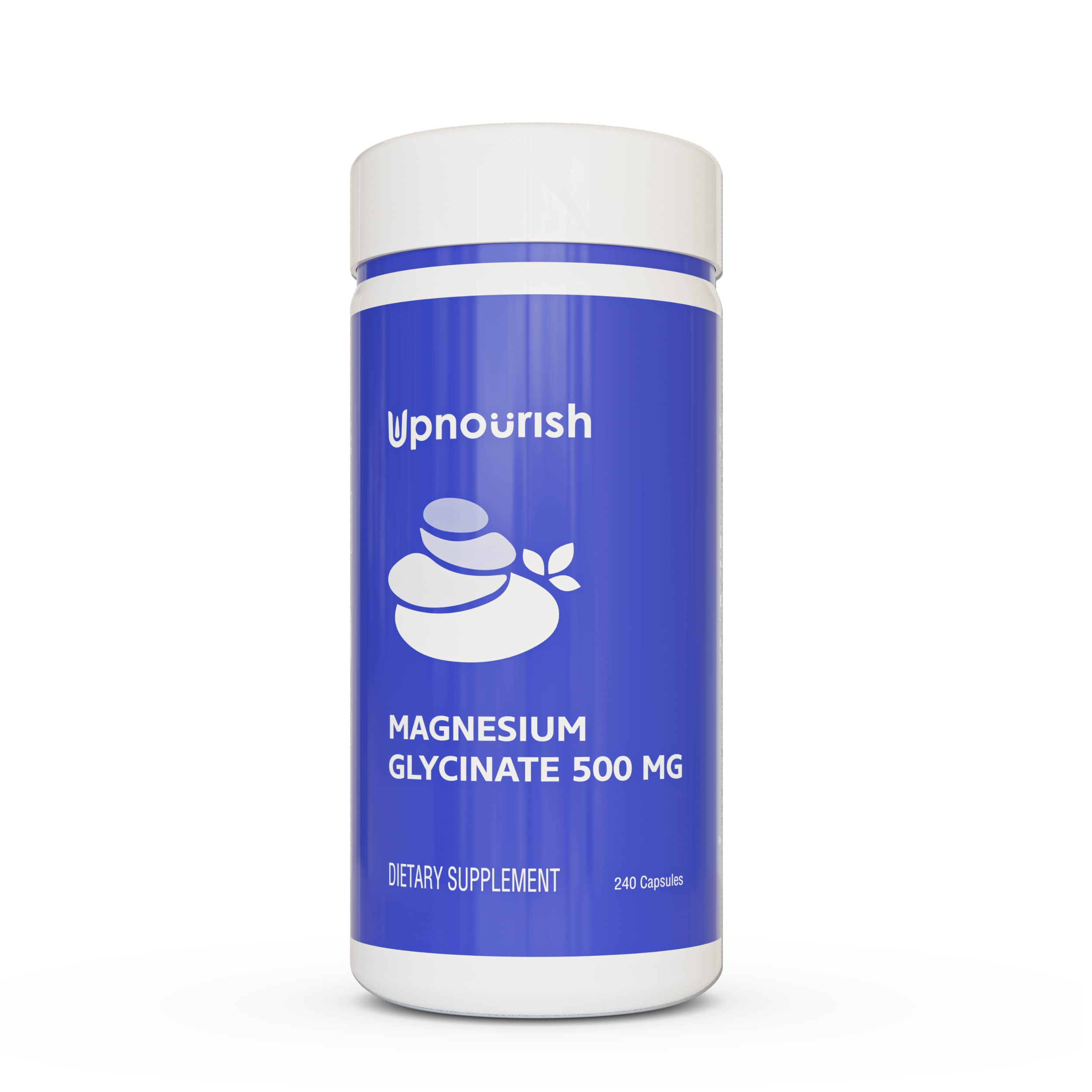 Suplemento Upnourish, Quelato De Glicinato De Magnesio, Cápsulas De 500 Mg - Venta Internacional.