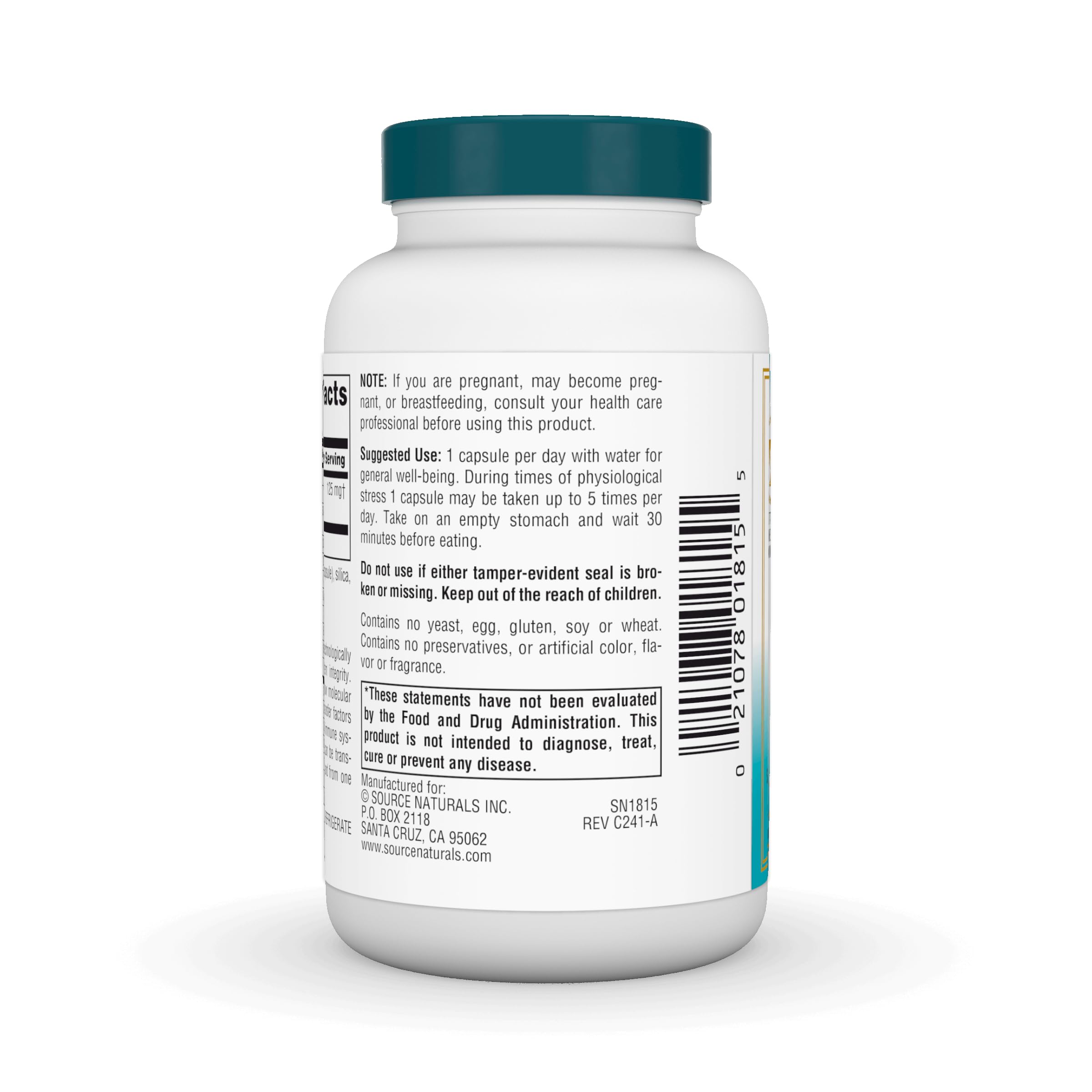 Foto 4 pulgar | Supplement Source Naturals Wellness Transfer Factor 125 Mg - Venta Internacional.