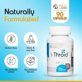 Foto 3 | Suplemento I-throid De Rlc Labs De 6,25 Mg Para Una Tiroides Saludable - Venta Internacional.