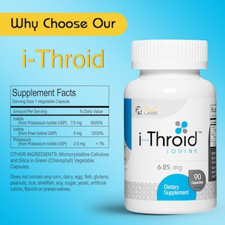 Foto 5 | Suplemento I-throid De Rlc Labs De 6,25 Mg Para Una Tiroides Saludable - Venta Internacional.