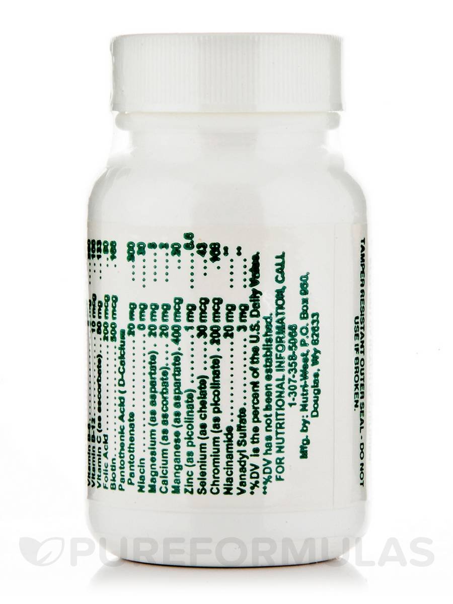 Foto 5 pulgar | Suplemento Nutri-west Vana-chrom 60 Comprimidos - Venta Internacional.