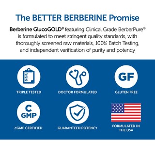 Foto 3 | Suplemento Dr. Whitaker Berberine Glucogold+ 90 Comprimidos - Venta Internacional.