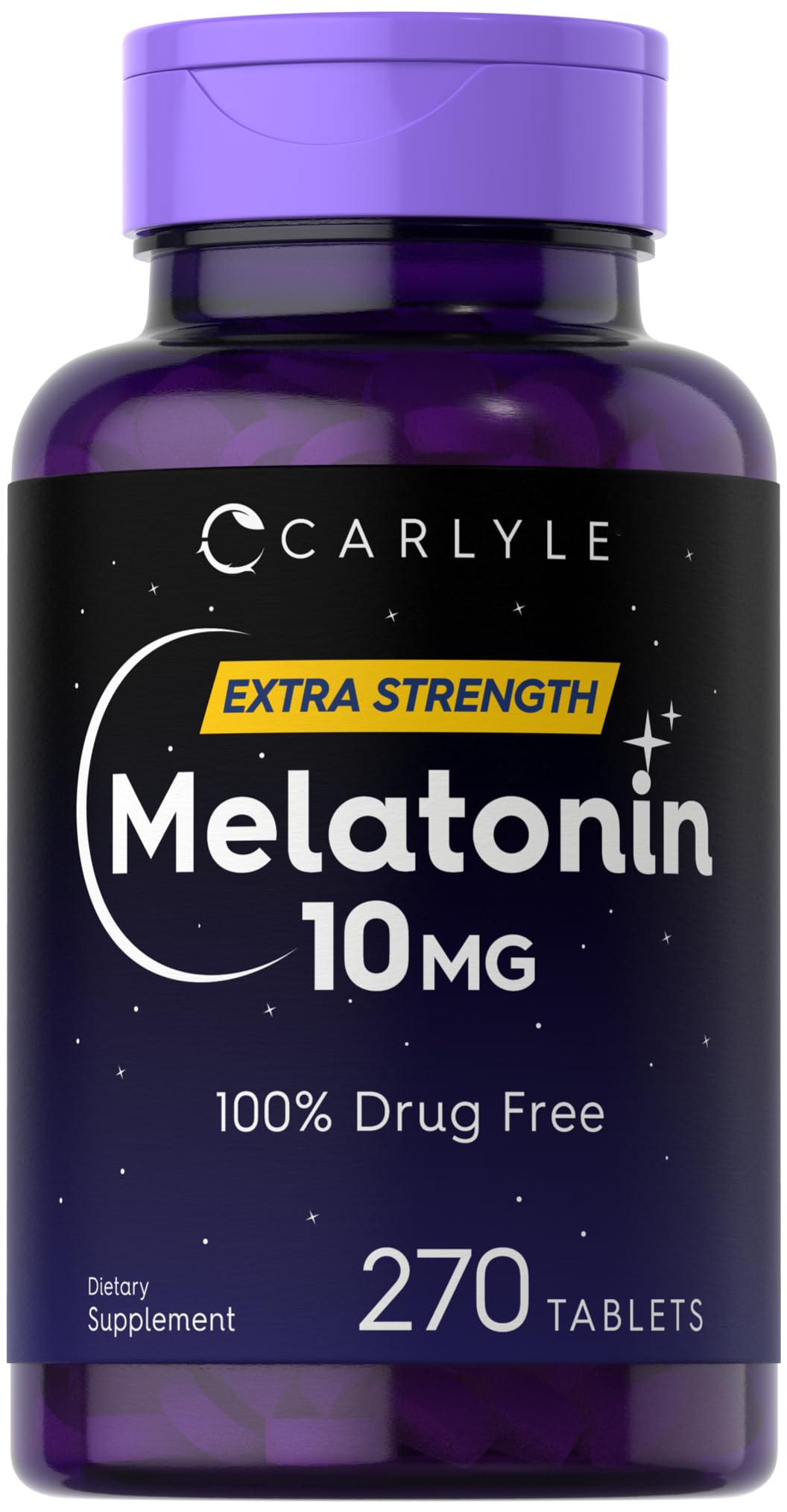 Foto 2 pulgar | Suplemento Carlyle Melatonin 10 Mg 270 Tabletas Para Adultos - Venta Internacional.