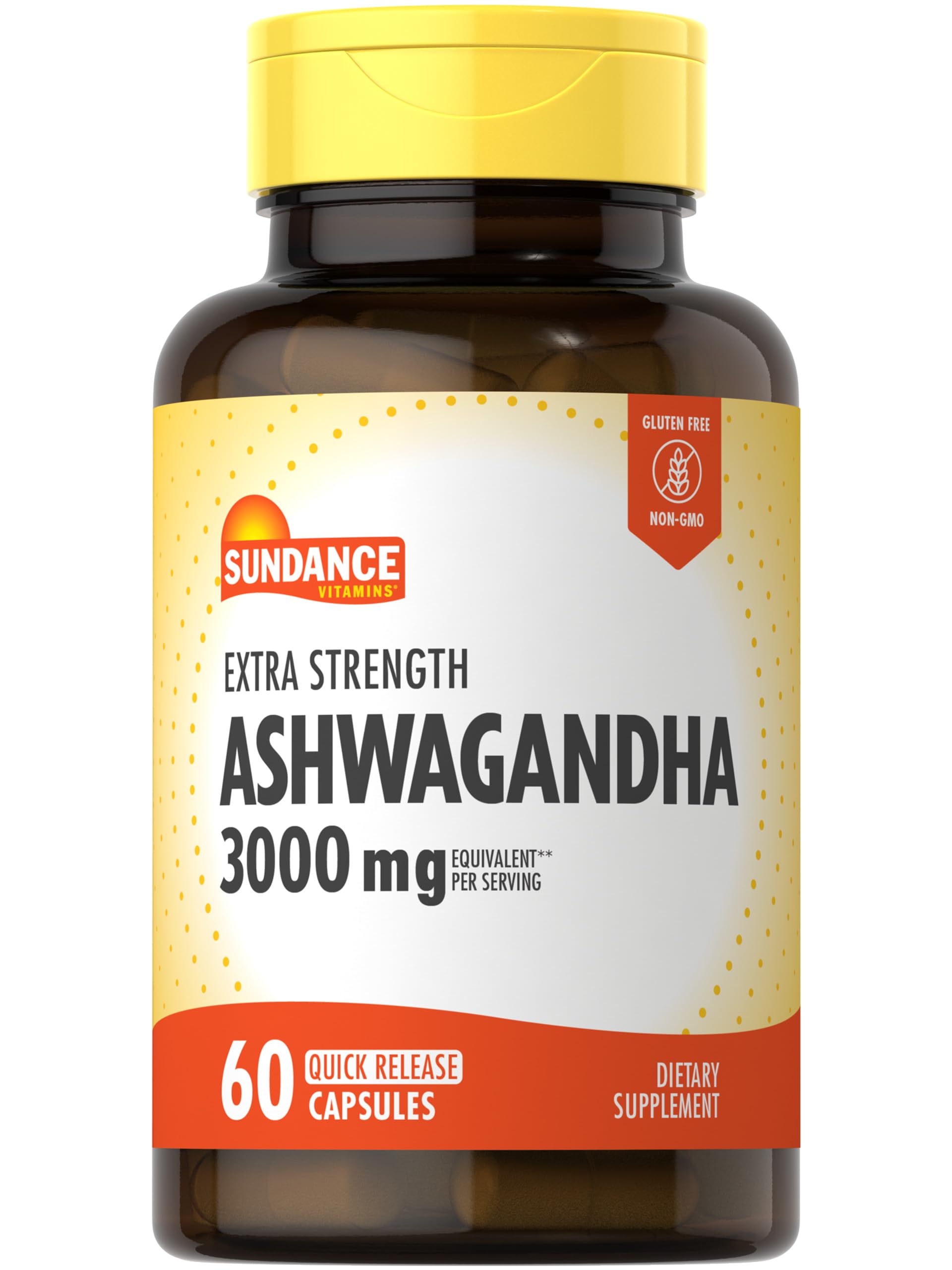 Foto 1 | Suplemento Sundance, Cápsulas De Ashwagandha, 3000 Mg, 60 Unidades - Venta Internacional.