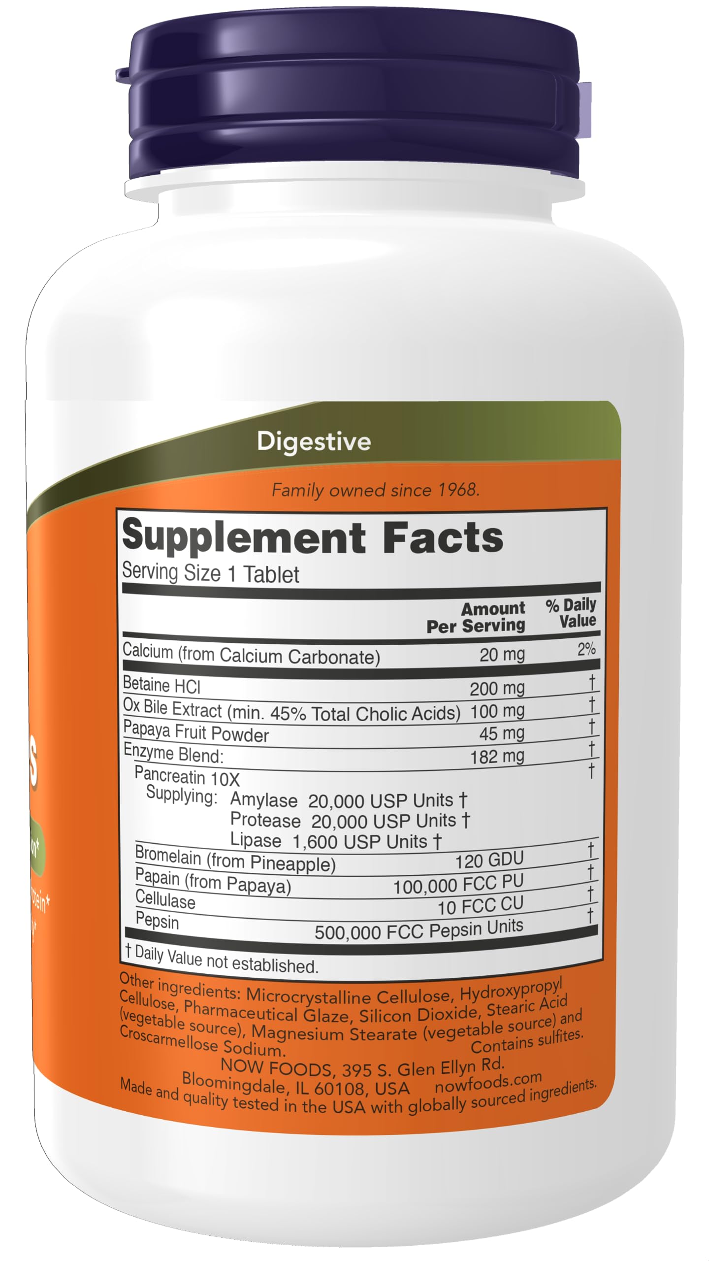 Foto 3 pulgar | Suplementos: Super Enzymes De Now Foods, 180 Comprimidos - Venta Internacional.