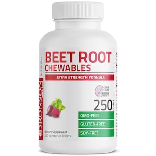 Foto 3 | Suplemento Bronson Beet Root Chewables de 2000 Mg con Sabor a Uva - Venta Internacional