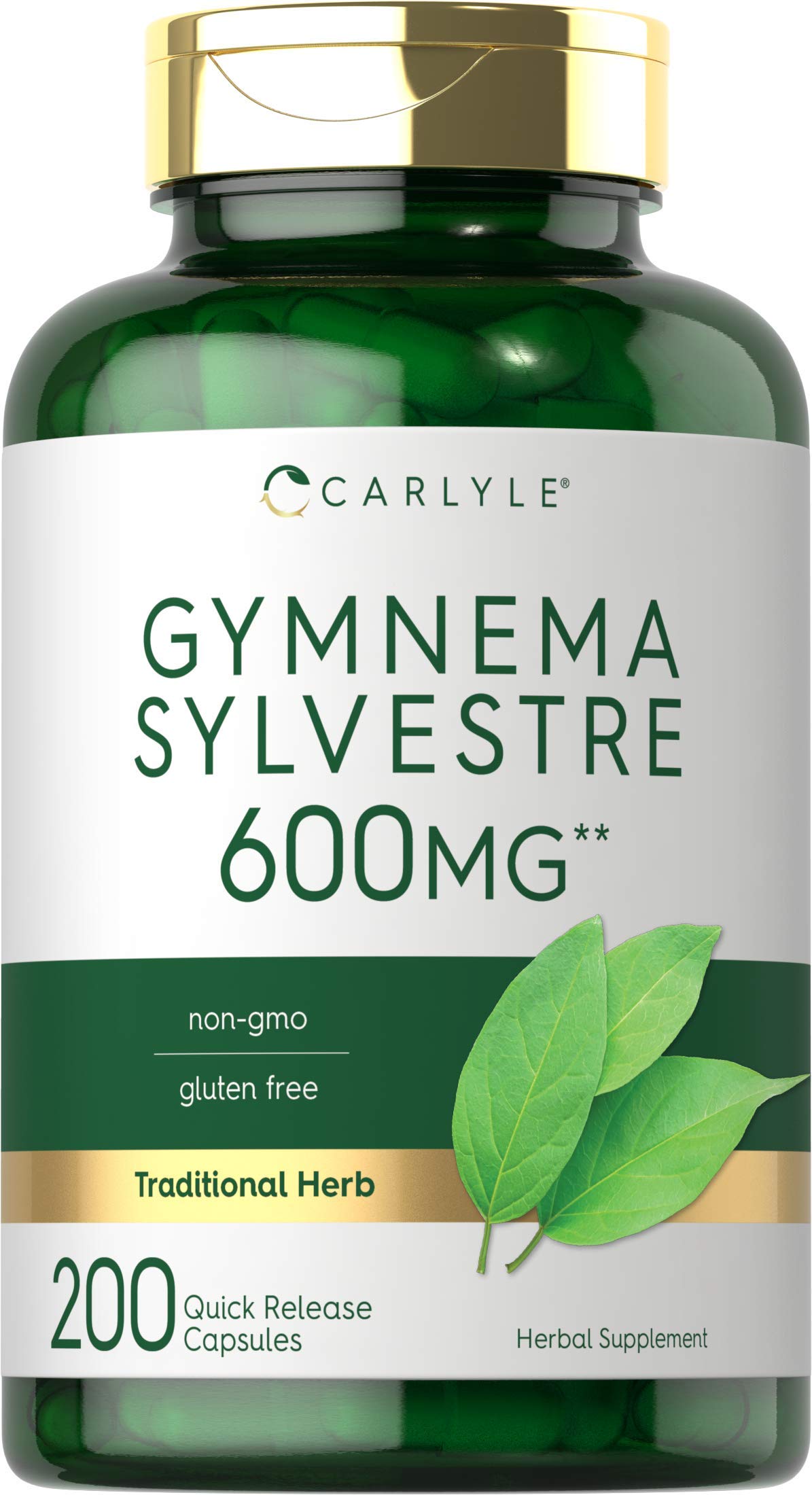 Suplemento Carlyle Gymnema Sylvestre, Cápsulas De 600 Mg, 200 Unidades - Venta Internacional.