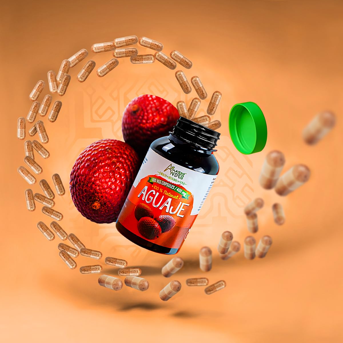Foto 7 pulgar | Suplemento Amazon Andes Aguaje Buriti En Cápsulas, 100 Píldoras Veganas - Venta Internacional.