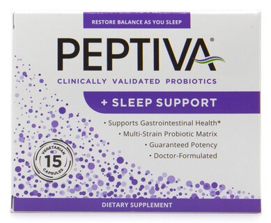 Foto 1 | Complemente El Probiótico Peptiva De 26 Mil Millones De Cfu Con Soporte Para Dormir - Venta Internacional.