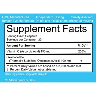 Foto 2 | Suplemento Antienvejecimiento De Oxaloacetato Estabilizado Térmicamente De Benageno - Venta Internacional.