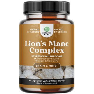 Foto 1 | Suplemento Natures Craft Advanced Lion's Mane Mushroom 60 Cápsulas - Venta Internacional.