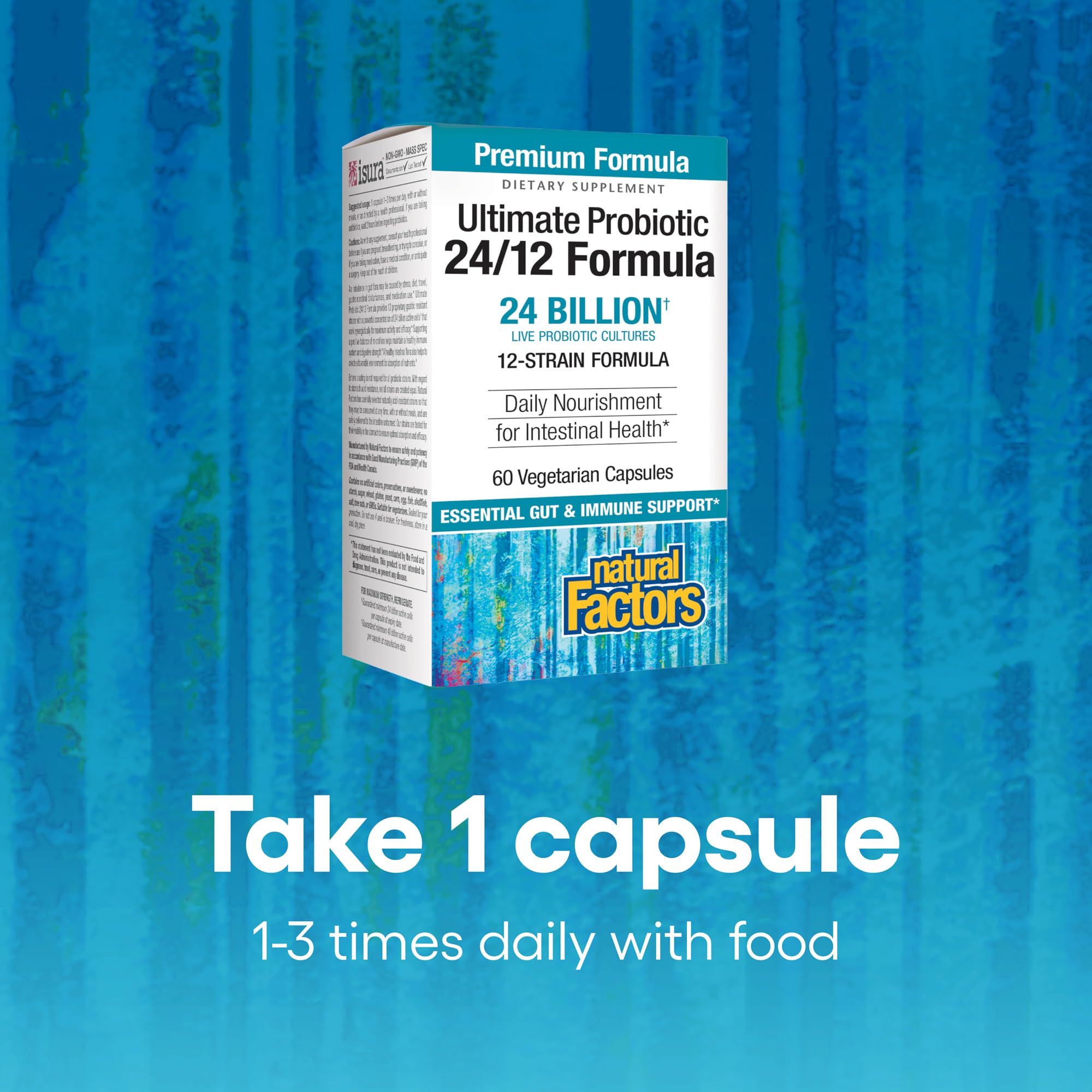 Foto 7 pulgar | Suplemento Natural Factors Ultimate Probiotic 24/12 24b Cfu - Venta Internacional.