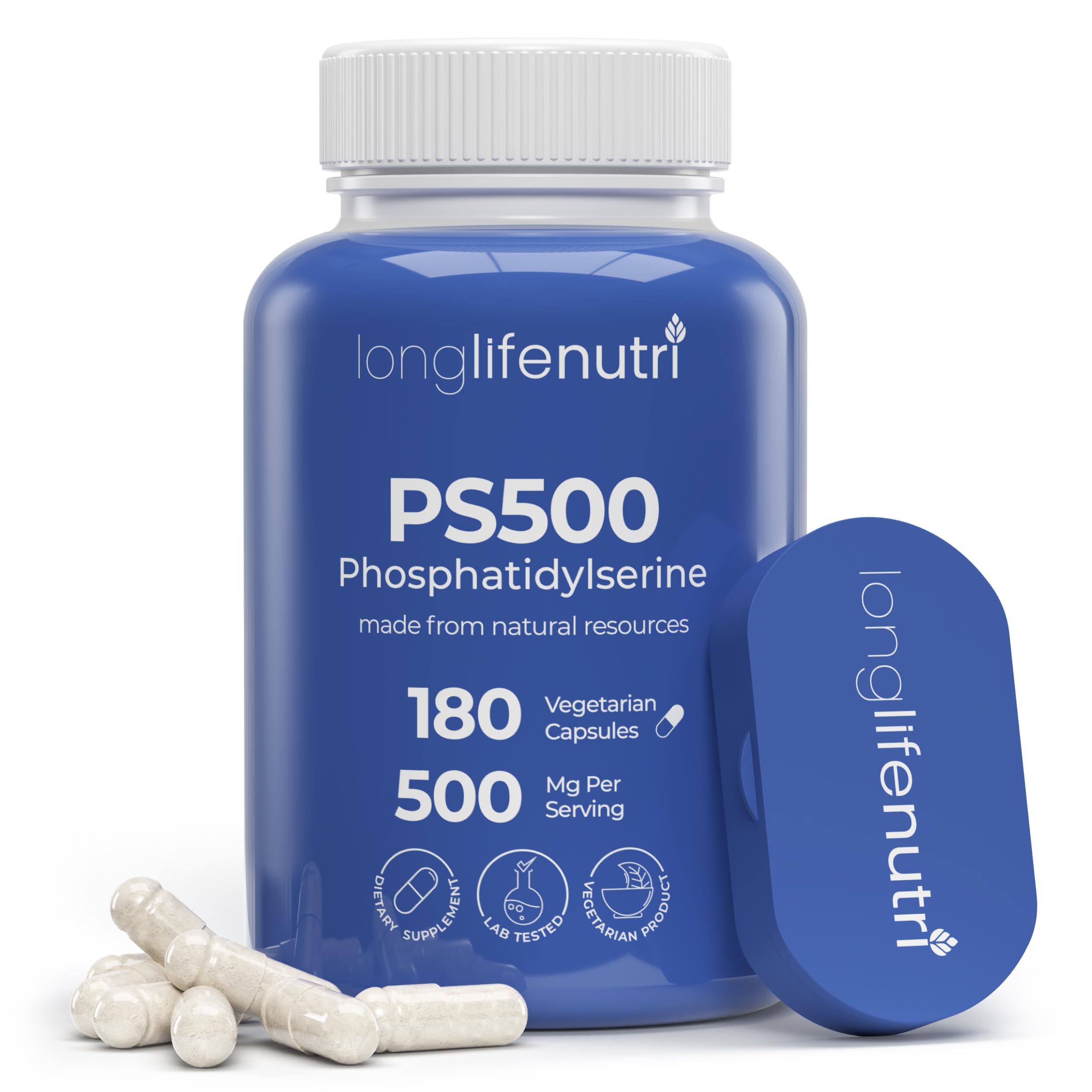 Suplemento Longlife Nutri Fosfatidilserina Pura 500 Mg X180 - Venta Internacional.